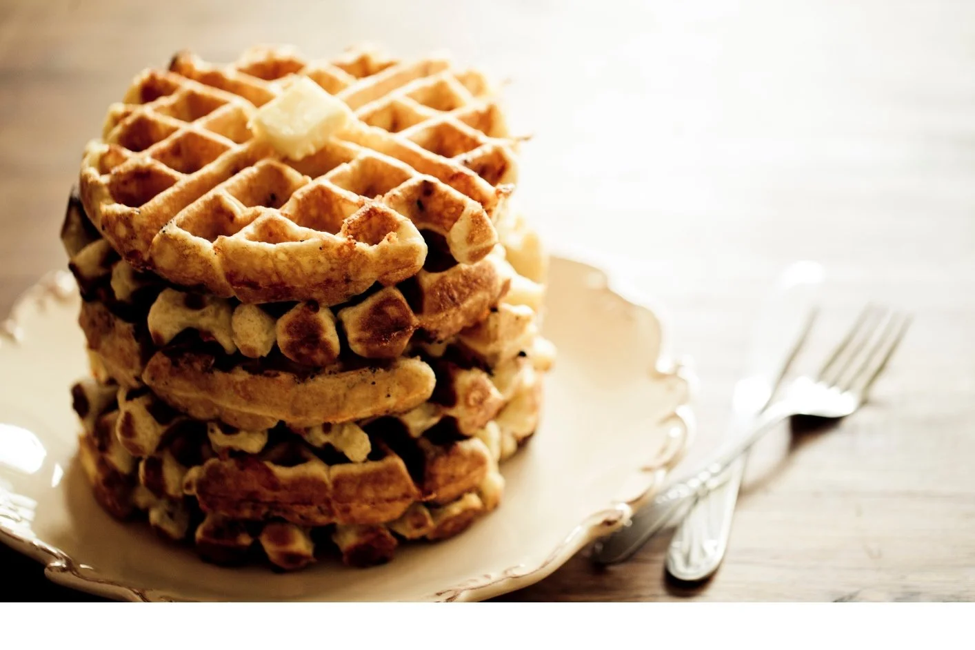 Banana Chocolate Chip Waffles