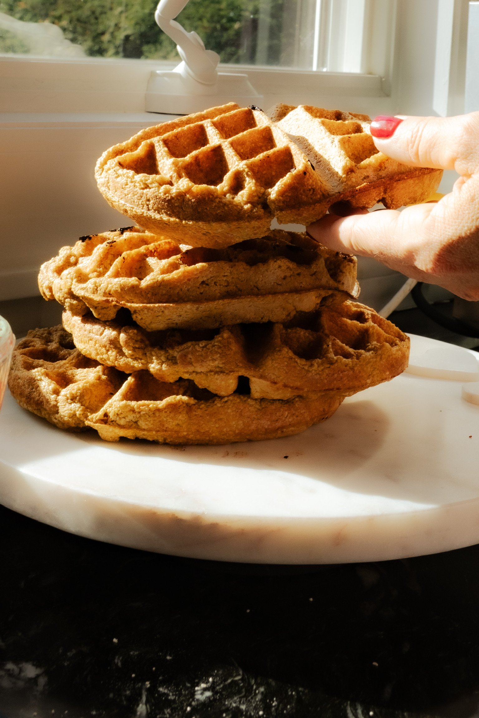 Classic Sweet Potato Waffles