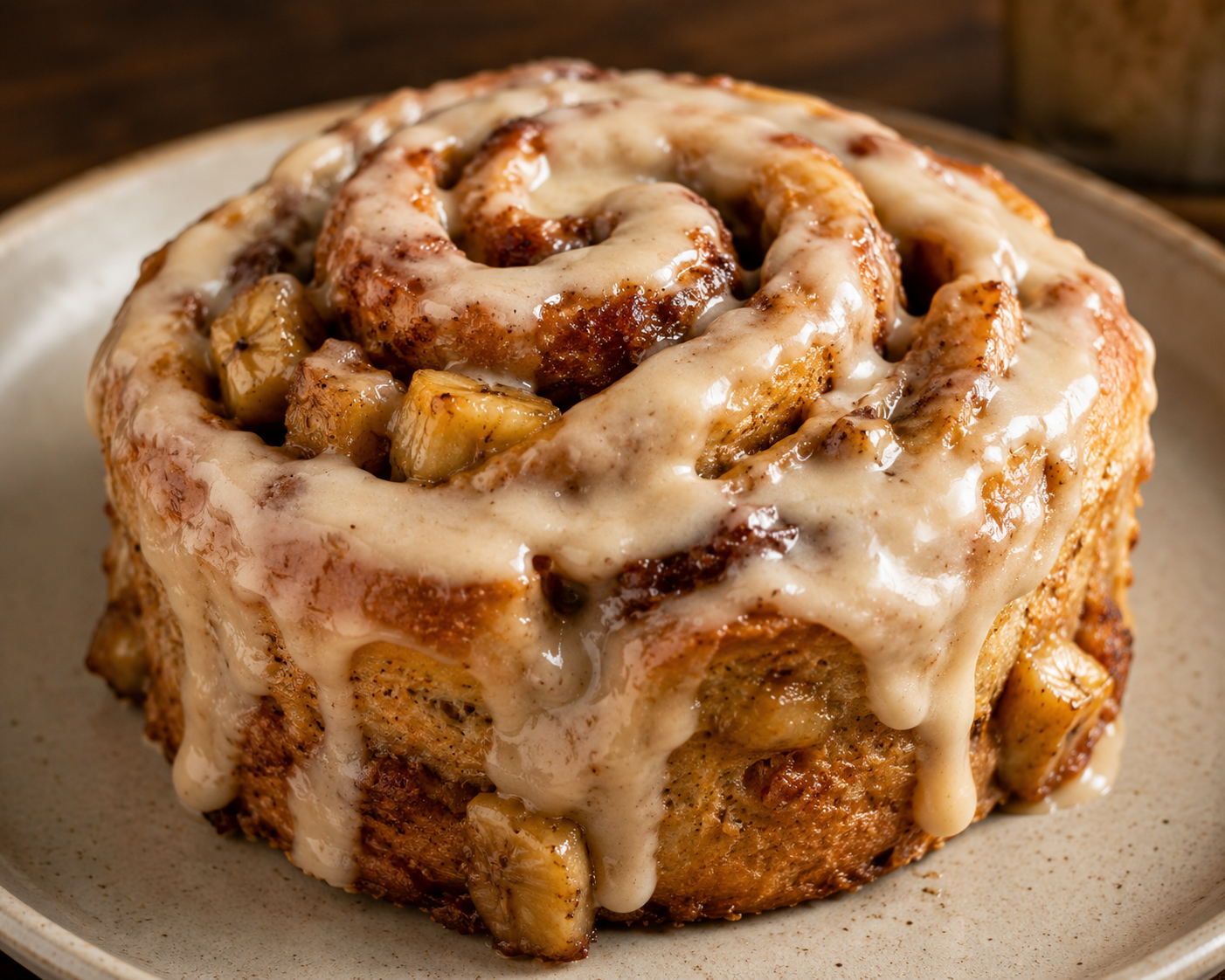 BANANA BREAD CINNAMON ROLL