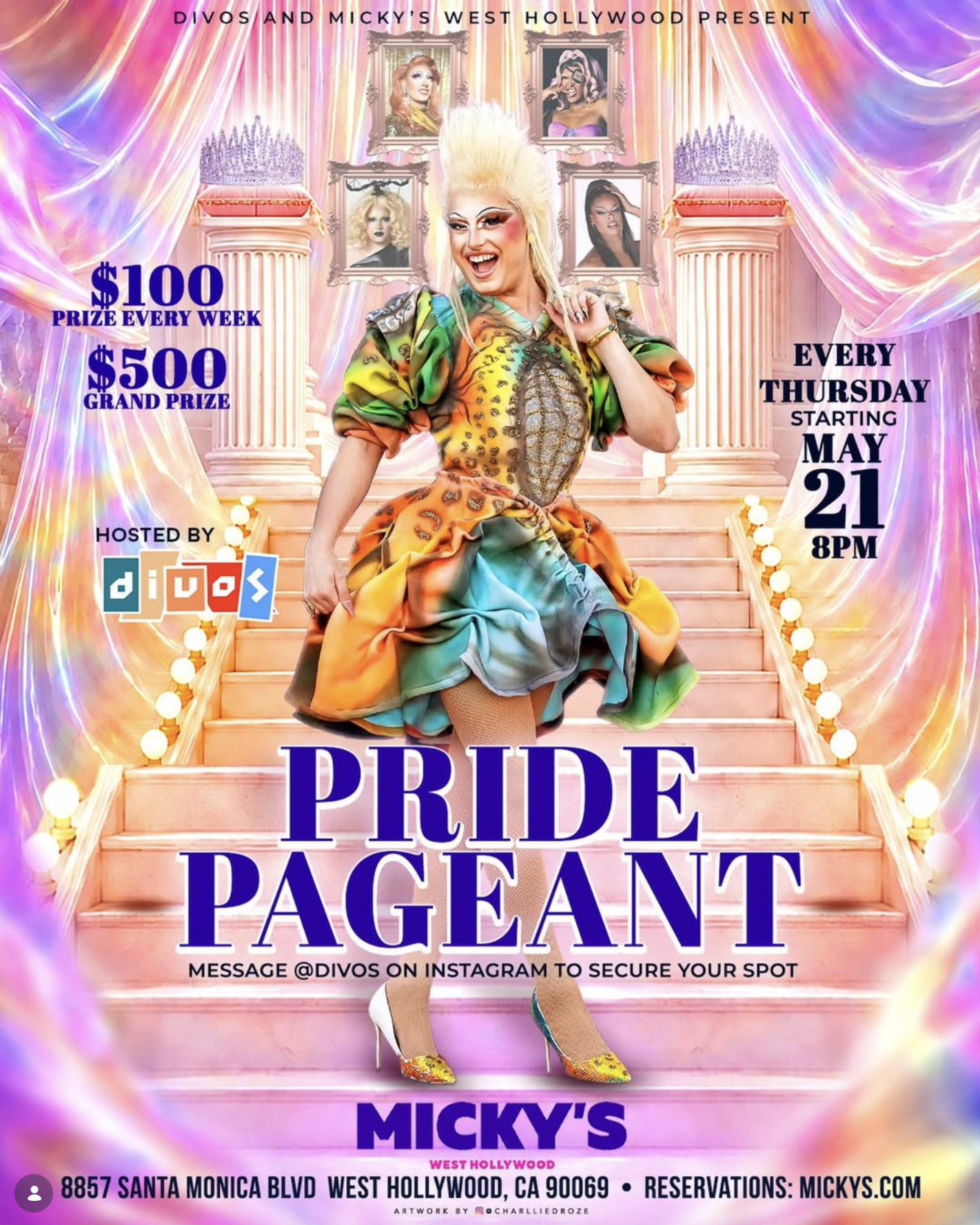 DIVOS’ Pride Pageant Begins May 21st!