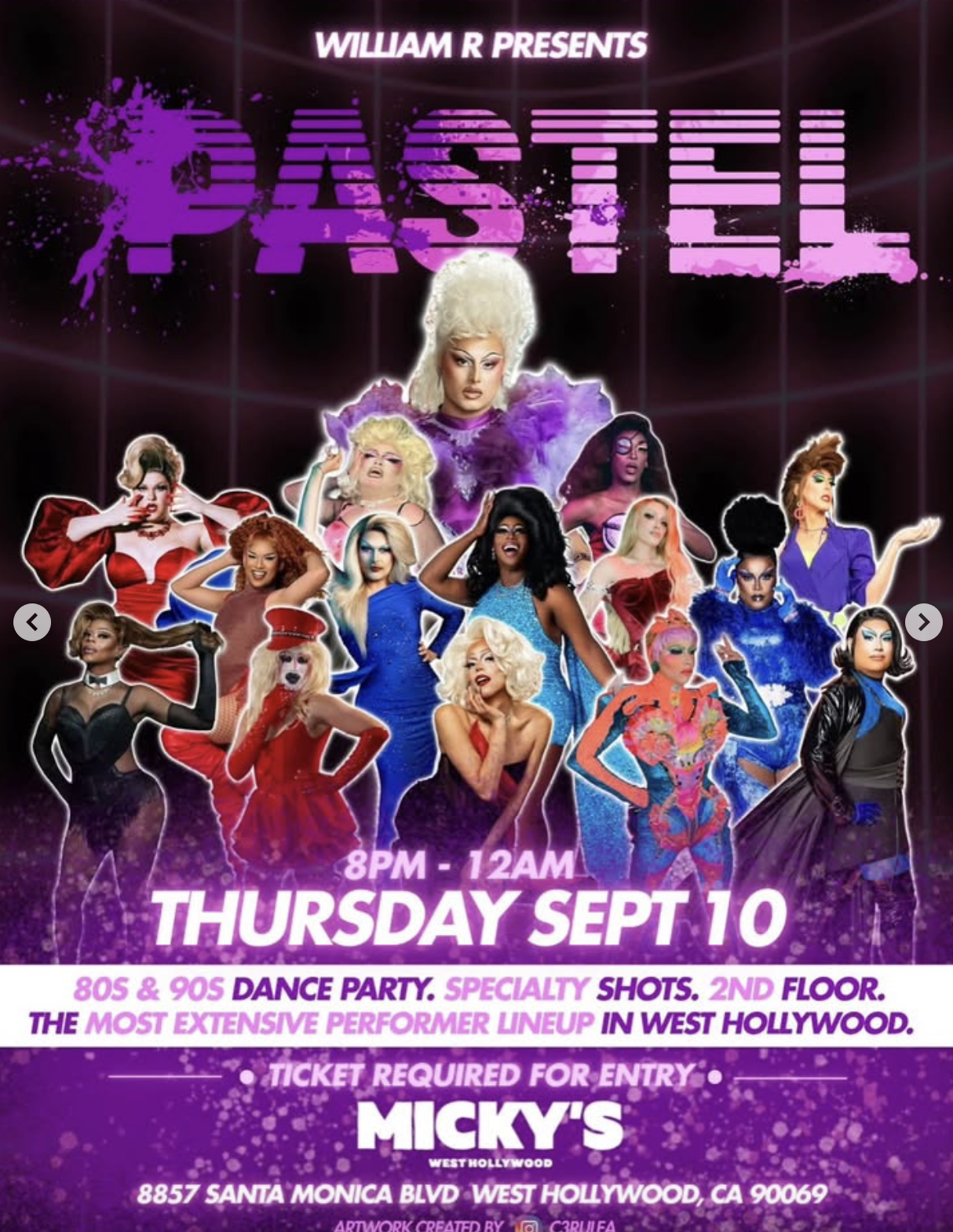 DIVOS Collaborates w/ William R to Bring New Nightlife Spectacle “Pastel” to Mickys