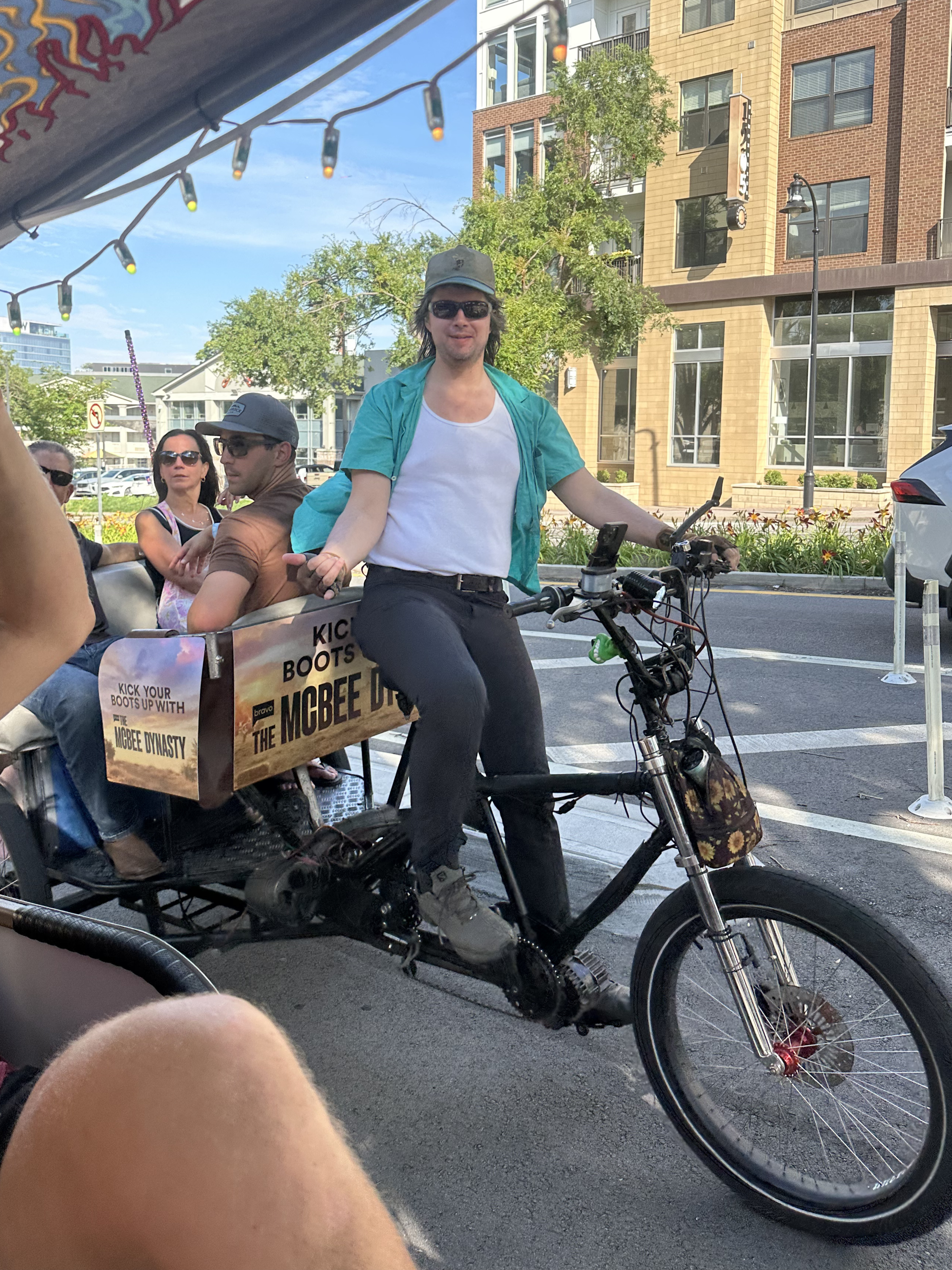 Nashville brand activation, branded pedicab Nashville, sponsored rides Nashville, branded event transportation, Nashville experiential marketing, mobile brand activation Nashville, branded transportation Nashville
