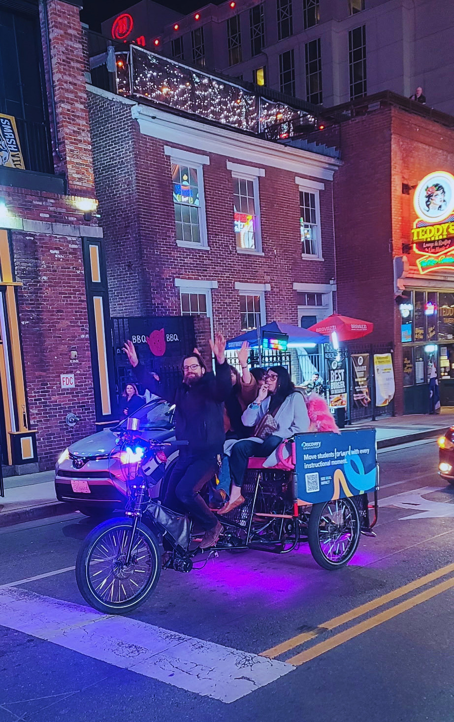Pro Pedicab Nashville pedicab service offering downtown rides, tours, and event transportation