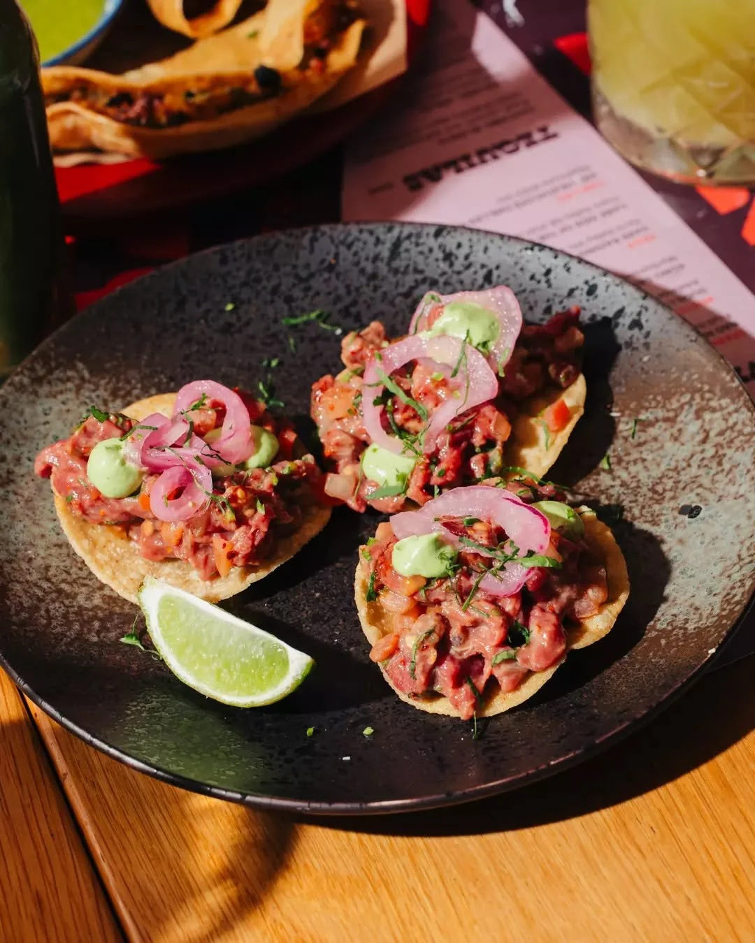 Our Steak Tartare Tostadas are serious business, get a plate ASAP.

Looking for our menu or a table? Link in bio!

📍 760 Chapel St, South Yarra VIC 3141

#southyarra #calimexican #melbourne