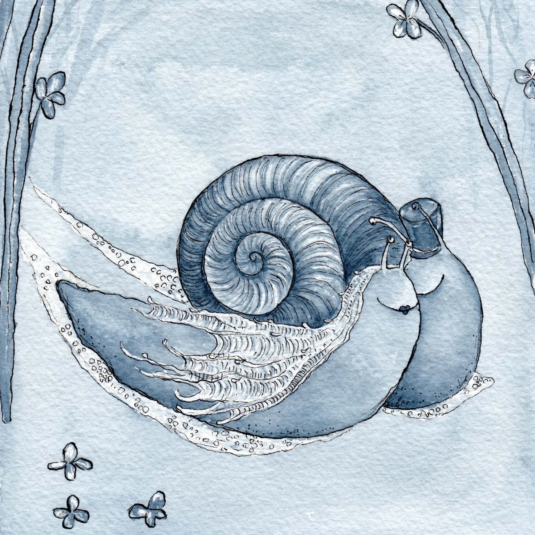 Mollusc Marriage/Greeting card