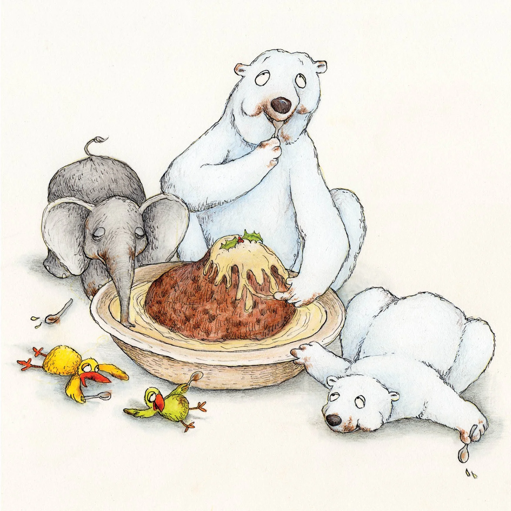 Stuffed Animals/Greeting card
