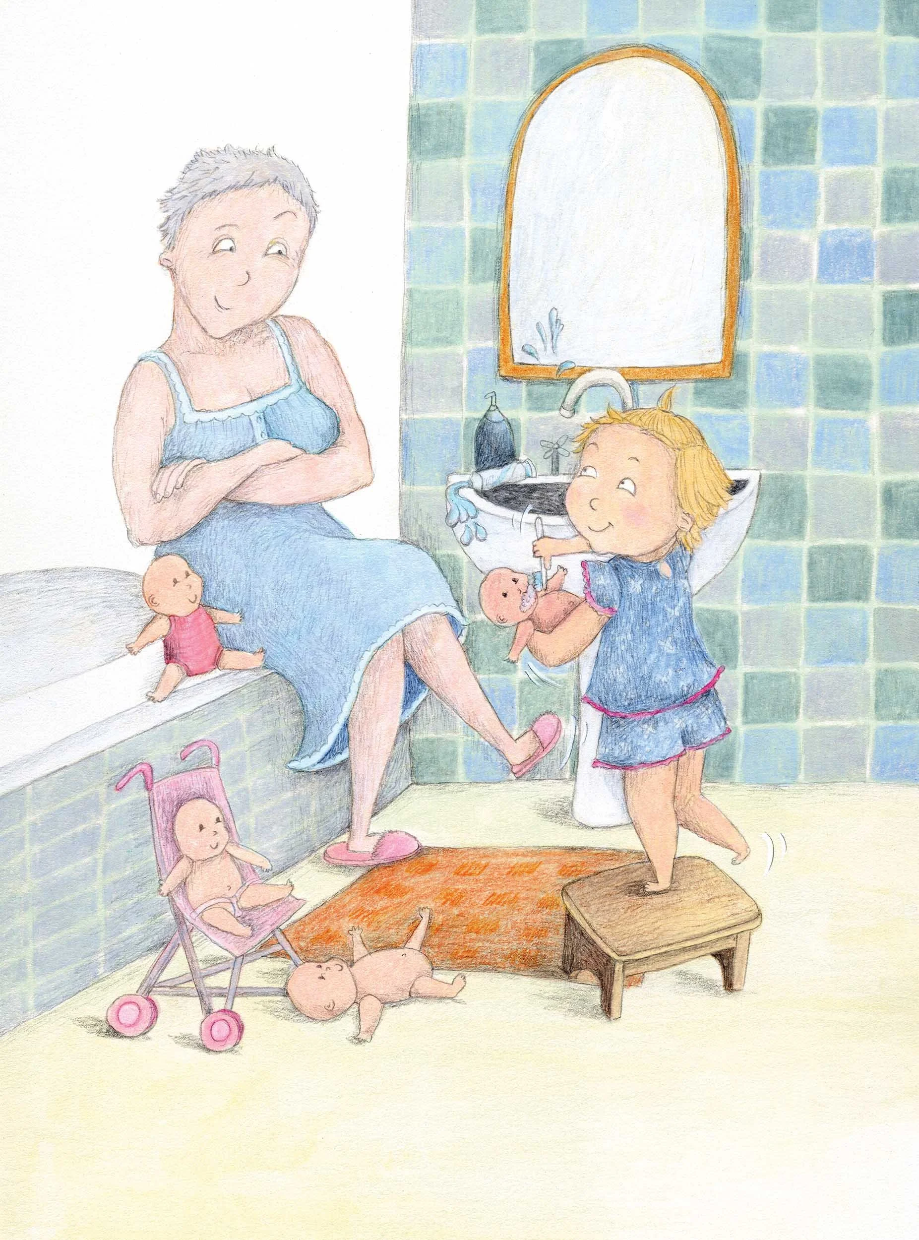 BRUSHING TEETH/Hurricane Harper by Sarah Sloan