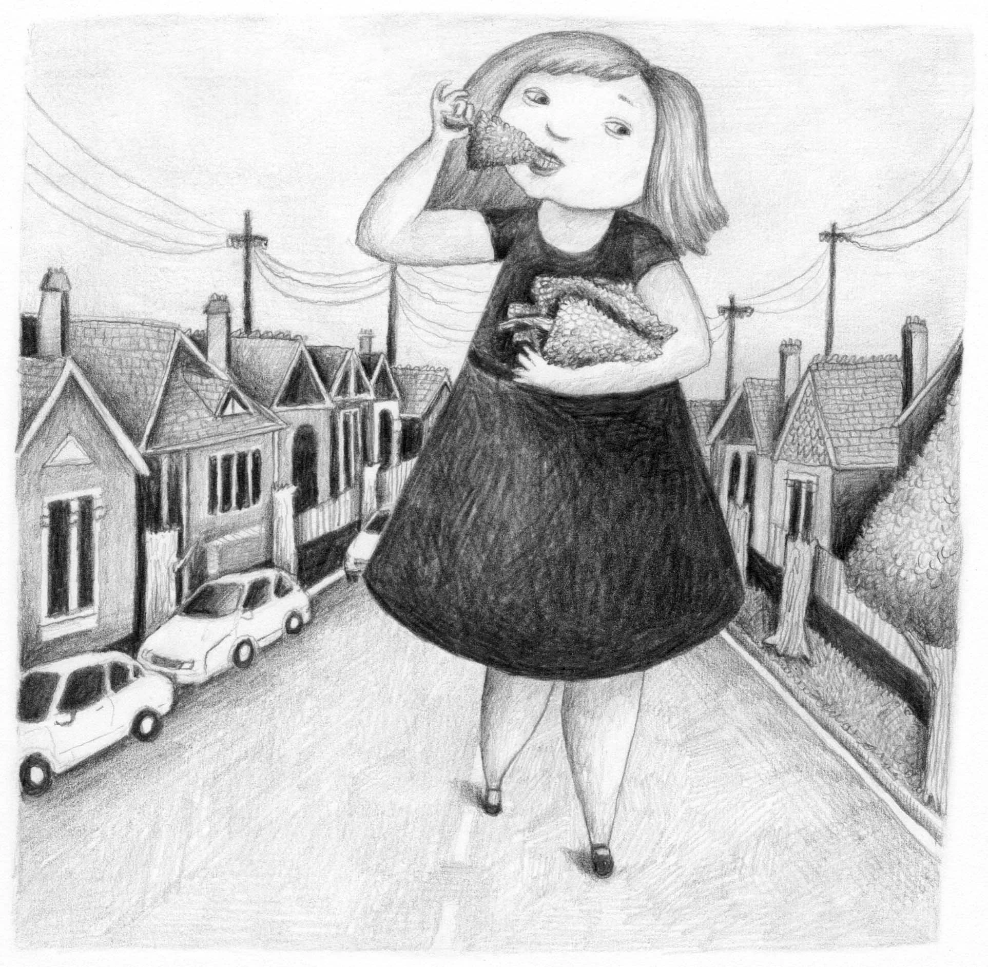 She ate the street/The girl who ate the world 