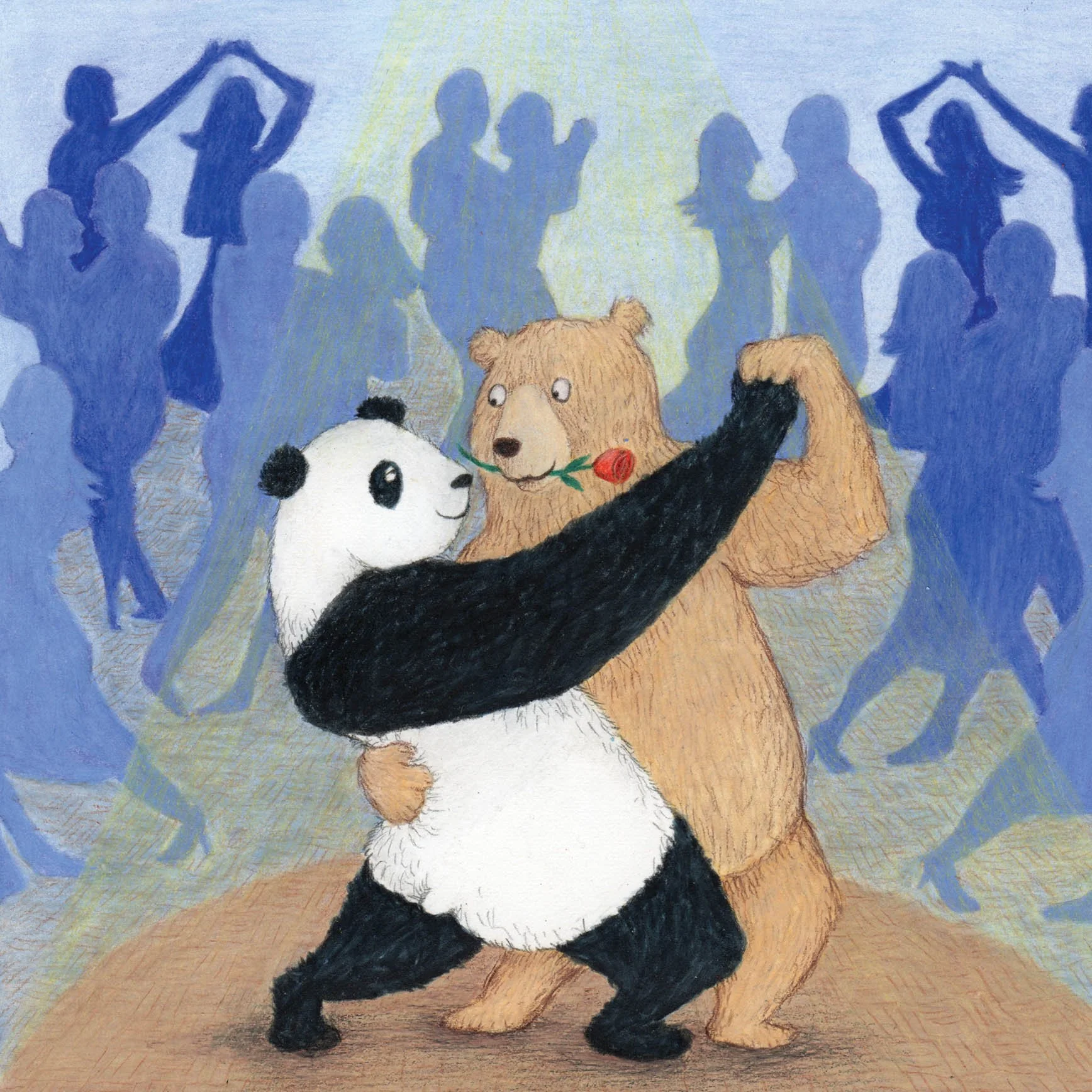 Let's dance/greeting card