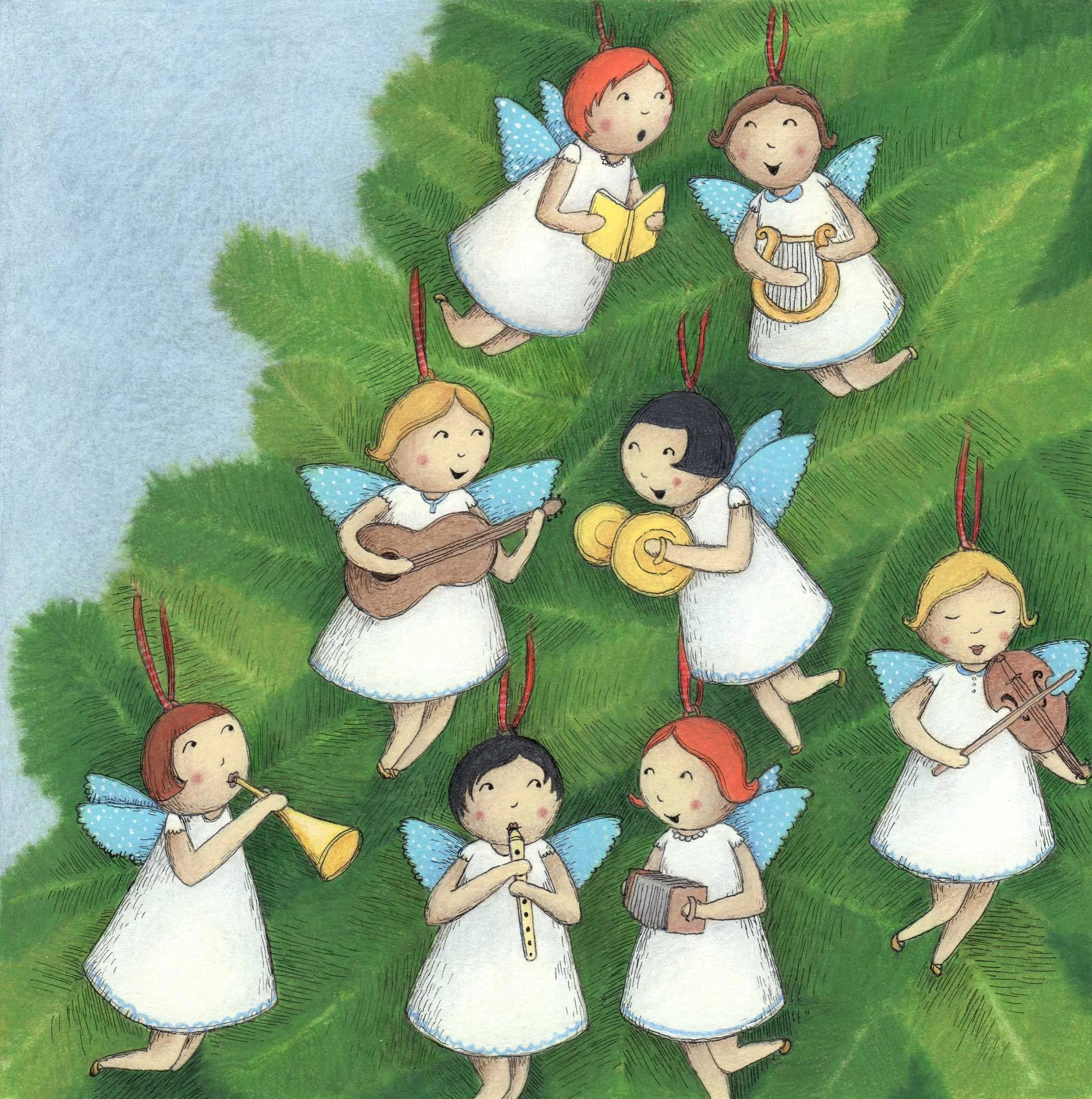 Angel Orchestra/Greeting card