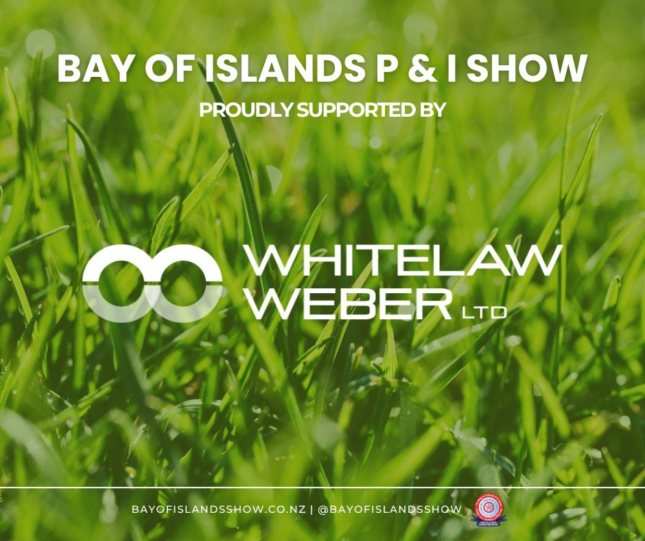 We'd like to say a big thank you to Whitelaw Weber  for being a proud sponsor of our Show again this year!⚡

#bayofislandsshow