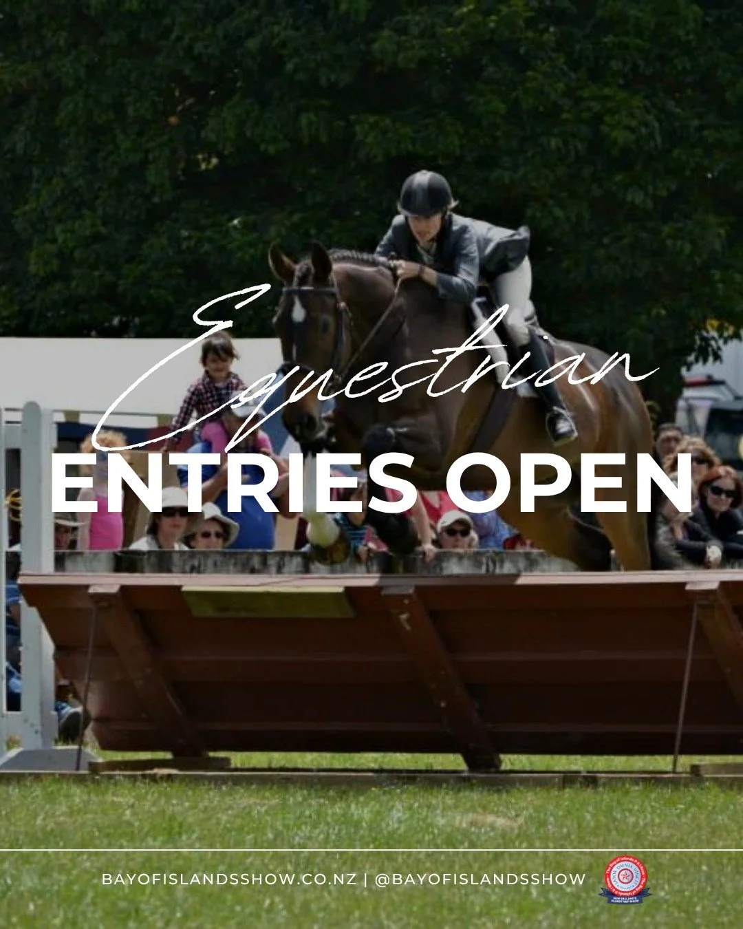 🐎EQUESTRIAN ENTRIES ARE OPEN🐎

You can find the schedule, &amp; the link to enter on our website.
https://www.bayofislandsshow.co.nz/equestrian

All entries are to be done online, we do not accept emailed entries.

#bayofislandsshow