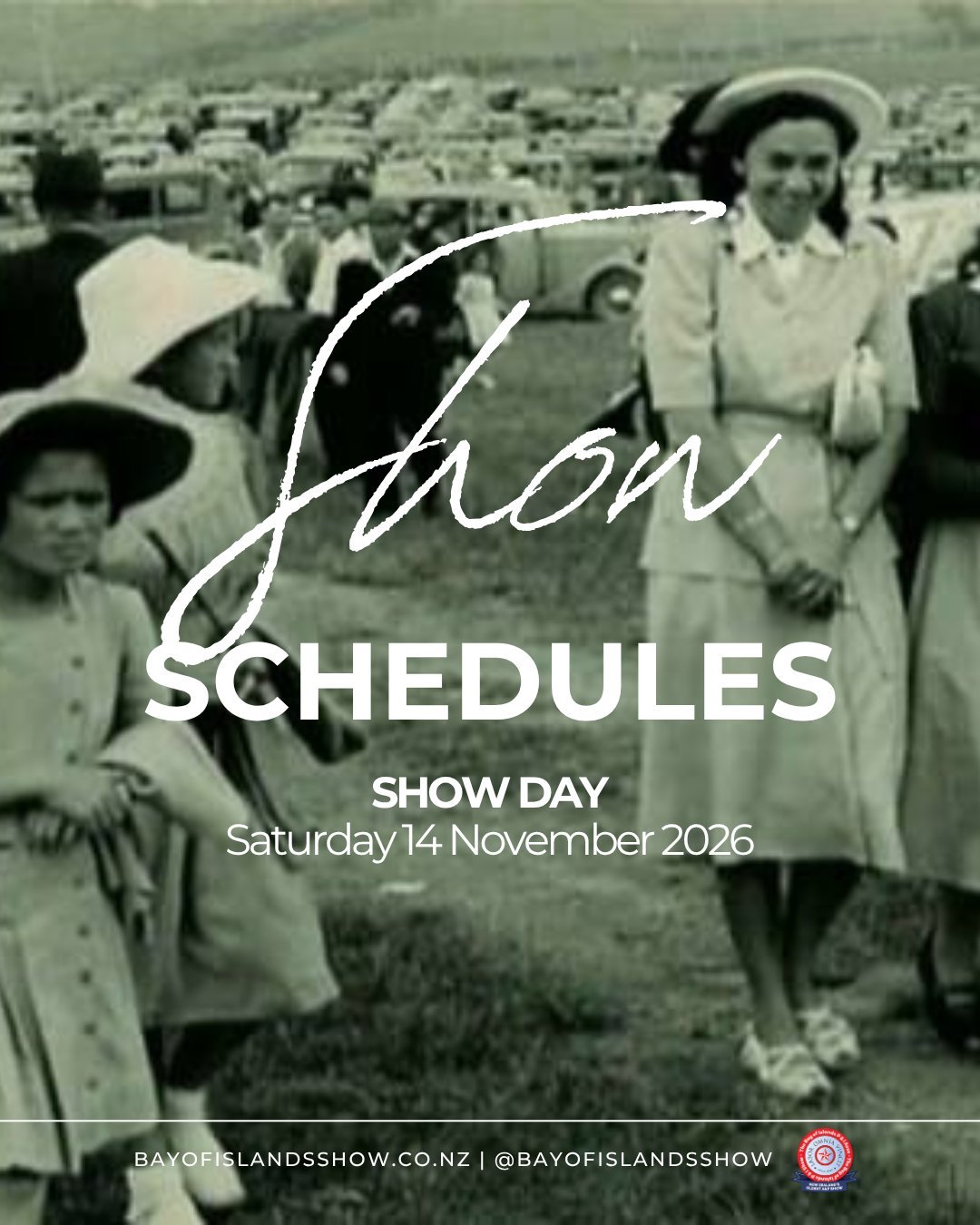 Show Schedules are now available! 

You can find these on our website: https://www.bayofislandsshow.co.nz
Or if you would prefer a printed copy, you can pick these up from these local businesses:

🐮 Farmlands Waipapa
🐮 PGG Wrightsons Waipapa
🐮 Far