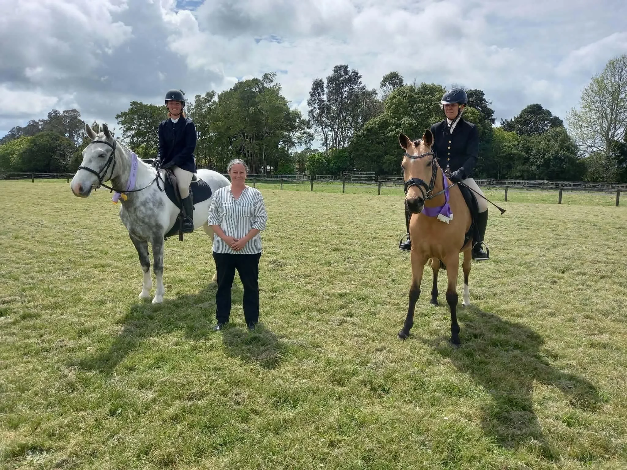 Well the weather gods certainly turned on a beautiful day for our 2026 Recycled Ribbon Day! We had a good turnout and the riders appreciated the chance to have a practise before the show season starts. 

A big thank you to our judges Jan, Katie and D