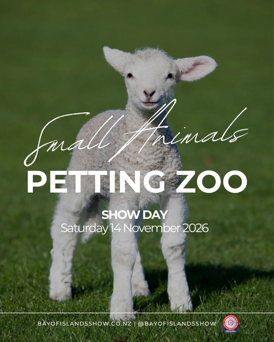 🐑PETTING ZOO🐑

The Small Animals Petting Zoo will be at the Show for 2026! It's free, as we know that sometimes, this is the only time of the year that kids get to see farm animals up close.

Please note, this is a different small animal farm to la