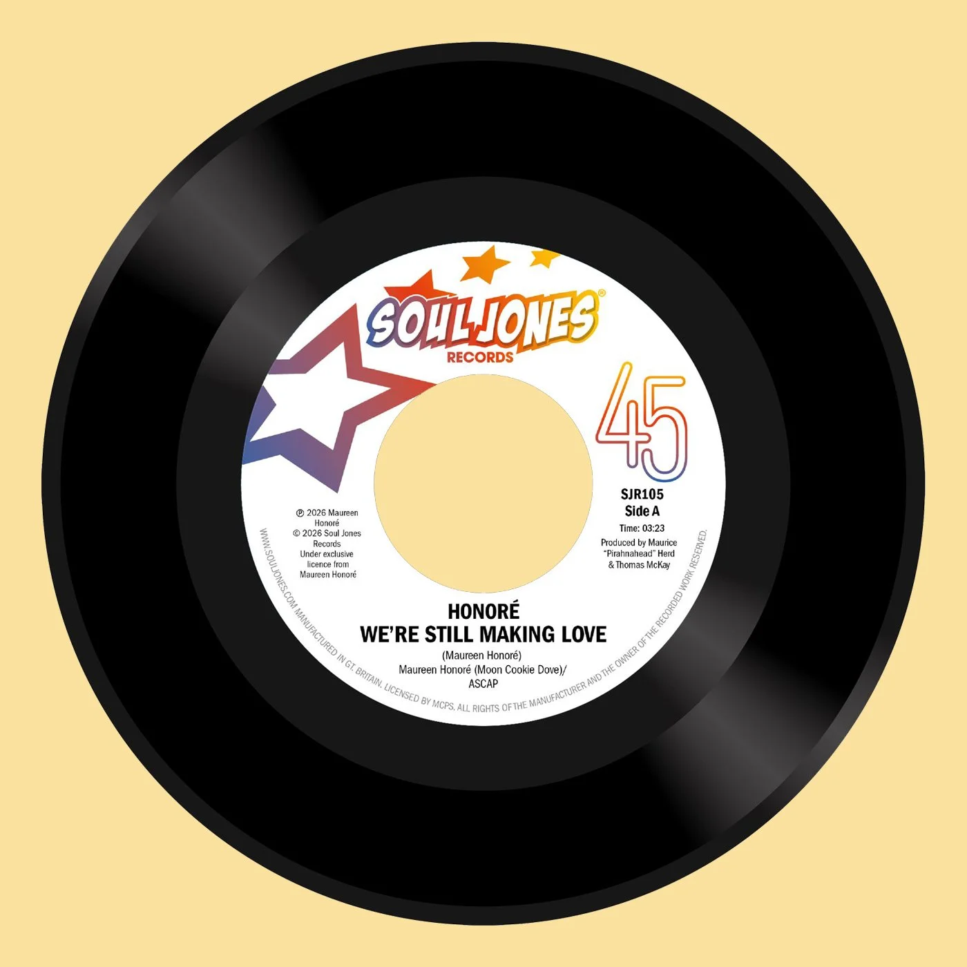 Honoré “We’re Still Making Love" — 7" Vinyl