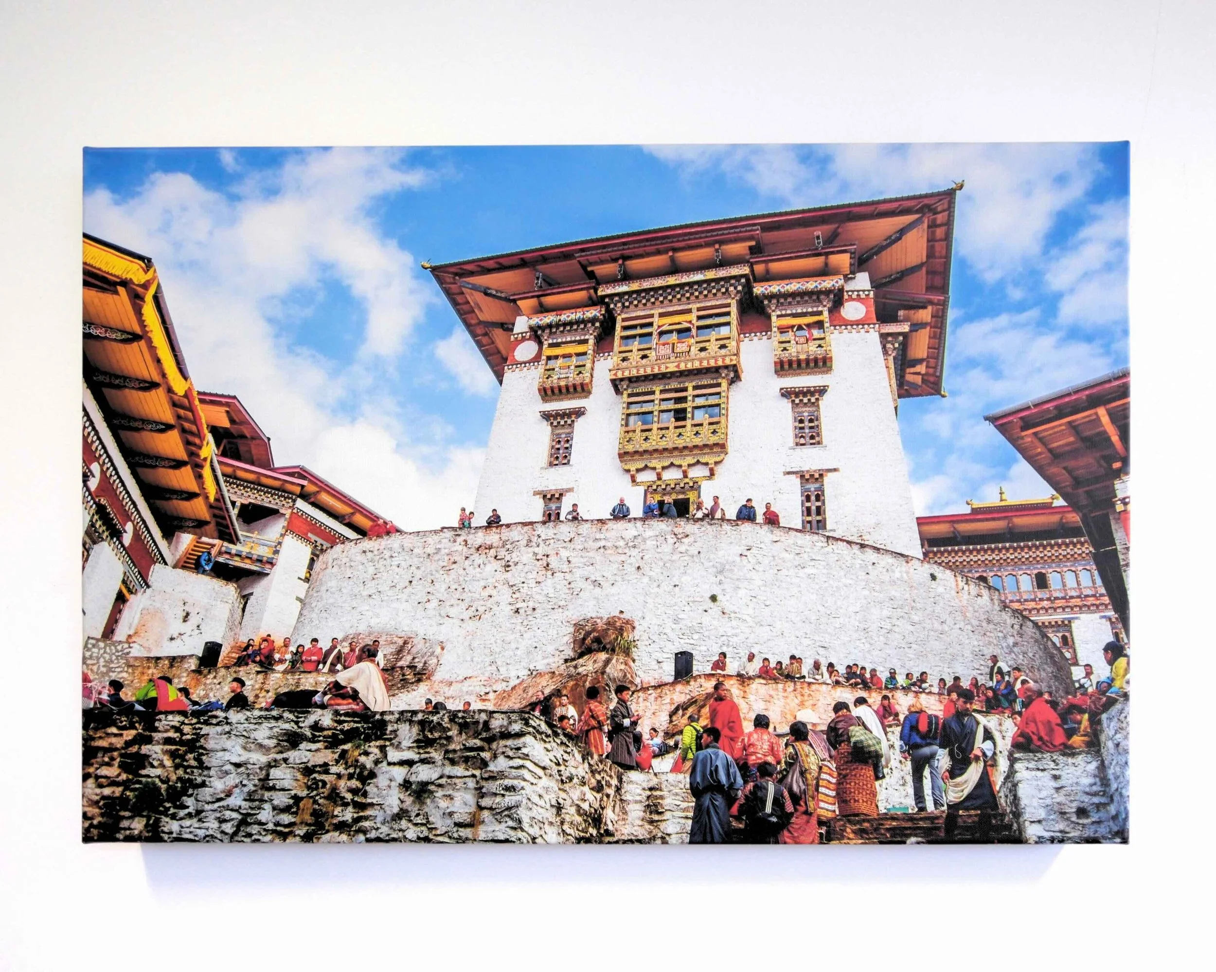 Tshechu Festival Canvas Print