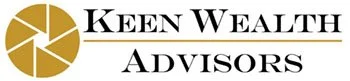 Keen Wealth Advisors logo, gold and black