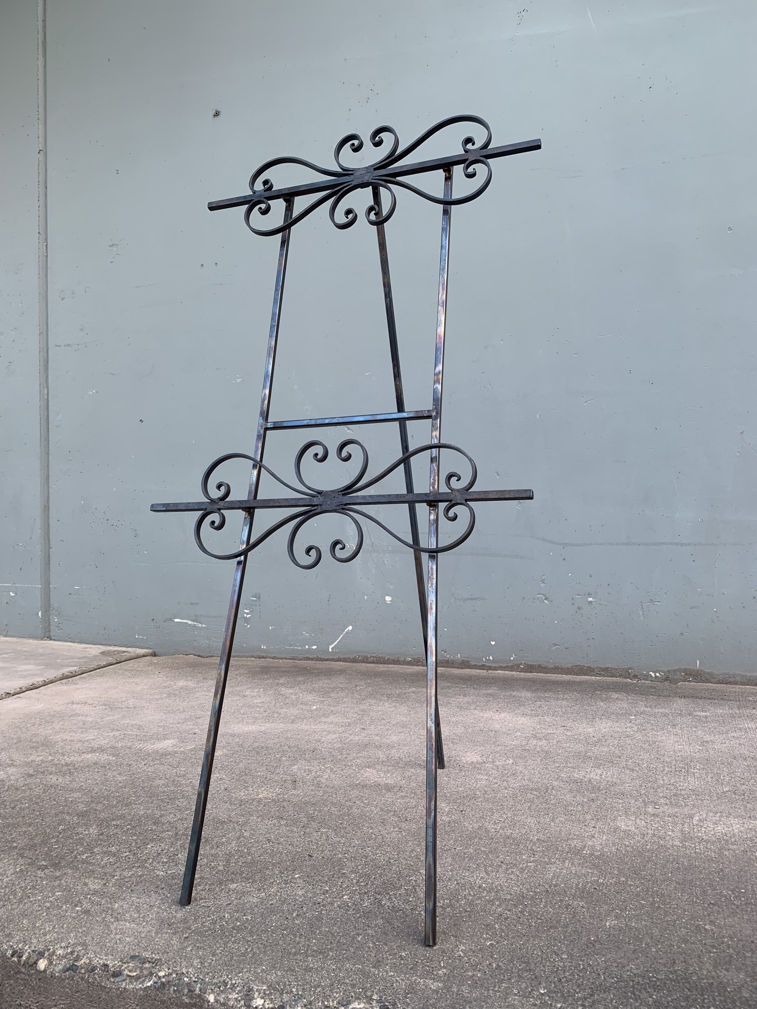 Custom Steel Wedding Sign Holder