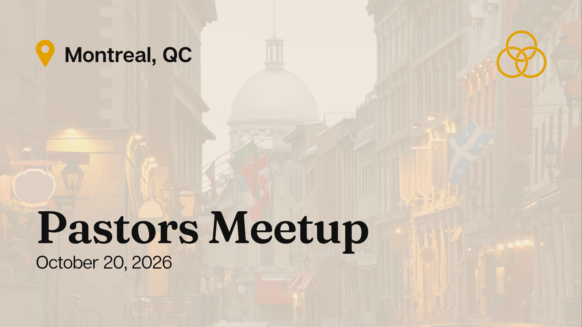 Pastors Meetup: Montreal