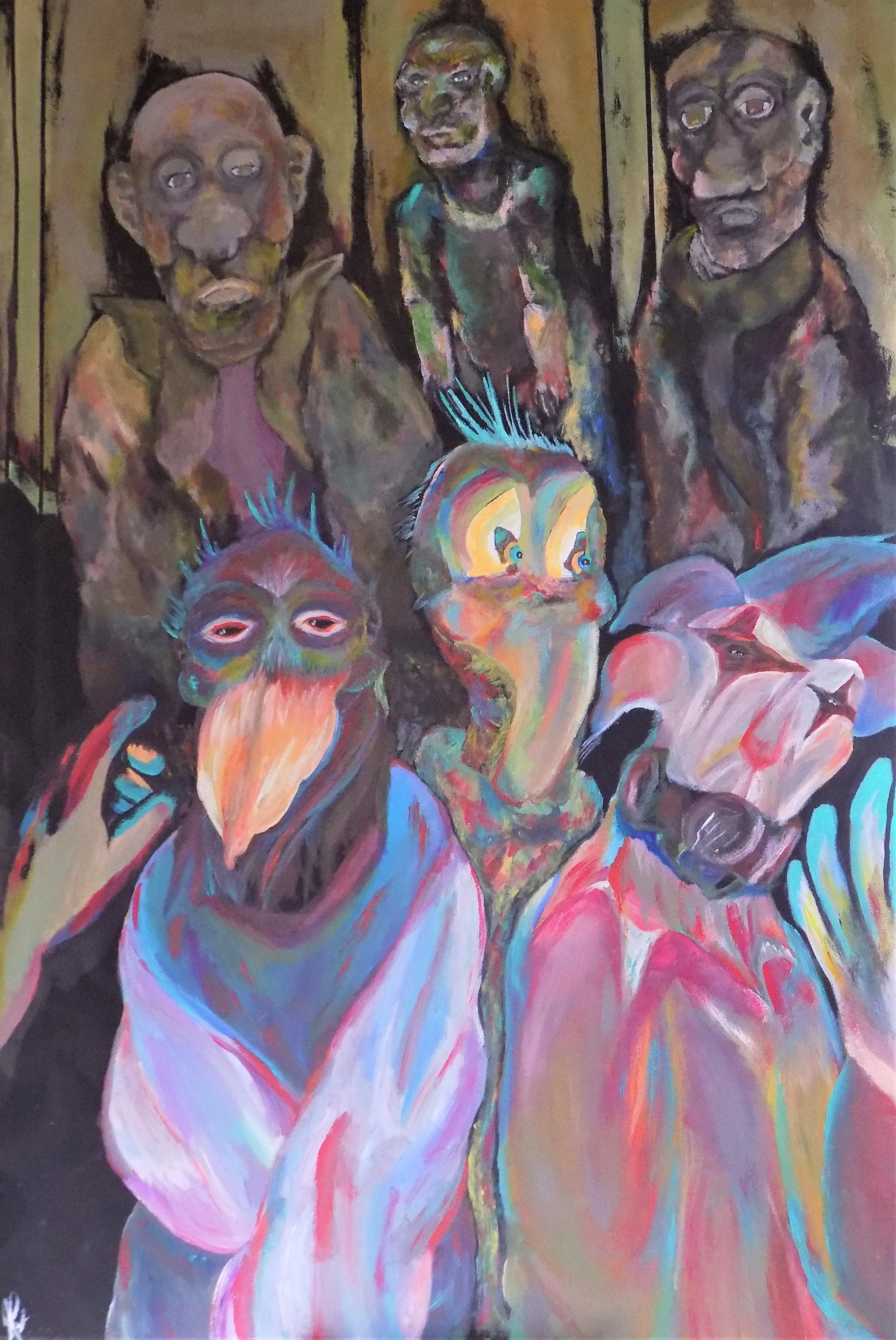 Those Depressed Ones....Smile
Acrylic on canvas
Click on image for more information