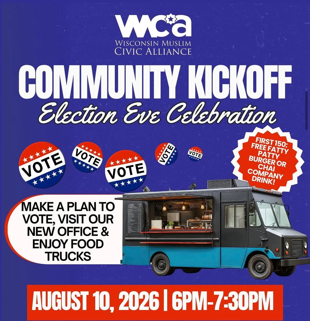 Community Kickoff: Election Eve Celebration