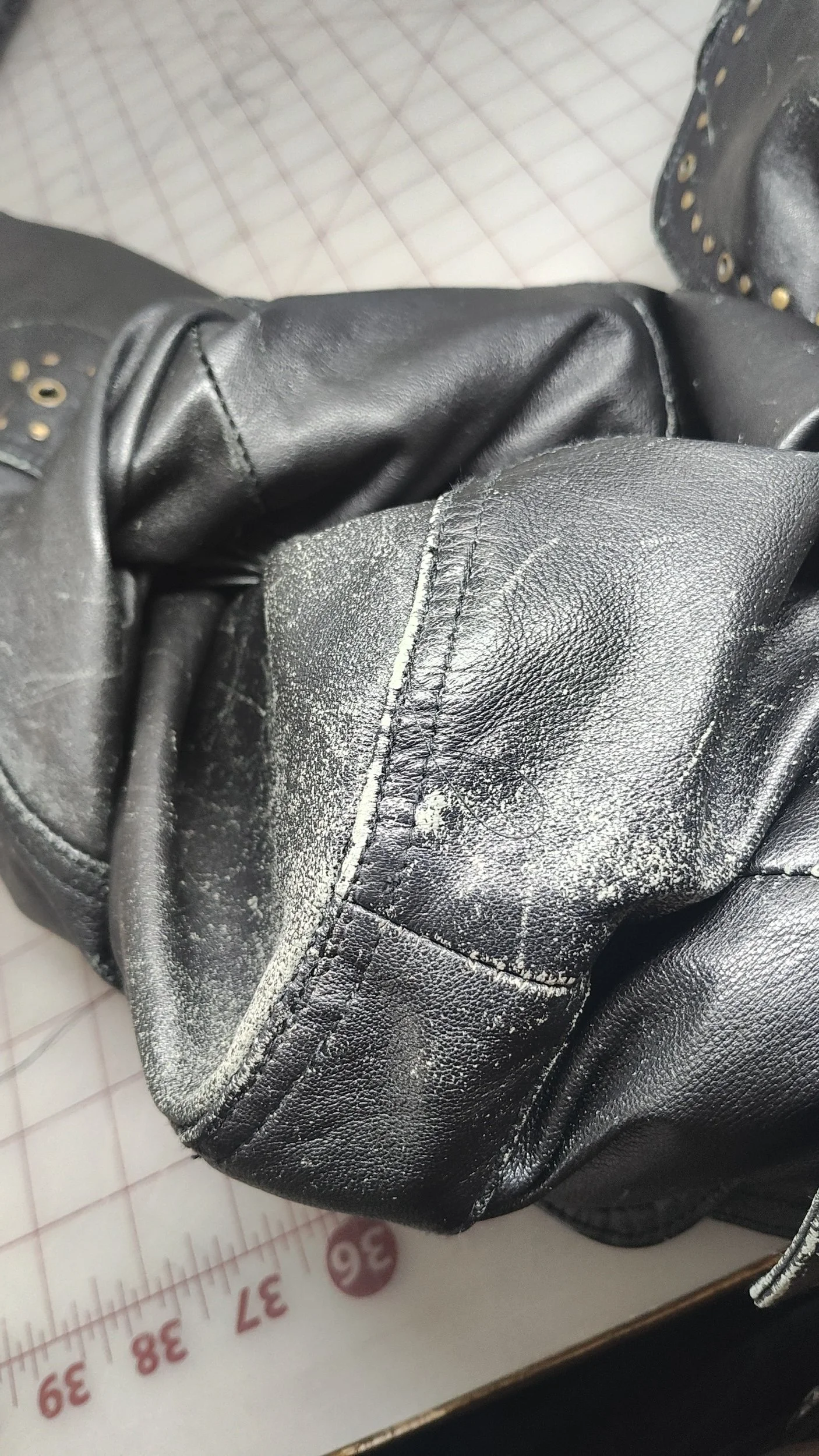 shoulder seam restore before polishing