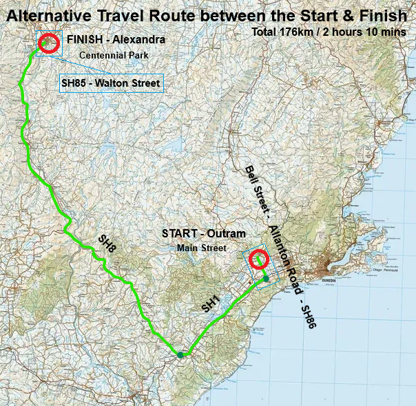 1.4 Screenshot GR Alternative Route between S & F