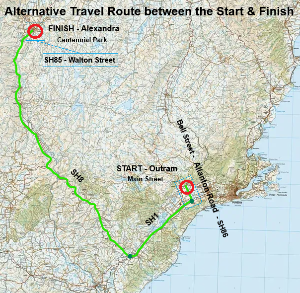 1.4 Screenshot GR Alternative Route between S & F