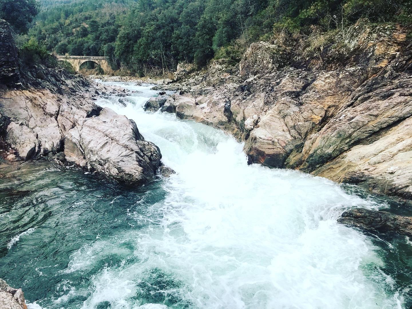 Aujourd&rsquo;hui une belle navigation sur le Luech dans les #cevennes, r&eacute;gion #auvergnerhonealpes en #france avec #rivieresauvage 
A #beautiful #landscape on C&eacute;vennes #mountain in #gard department in France. 
#ieg #instapic 
@selectpad