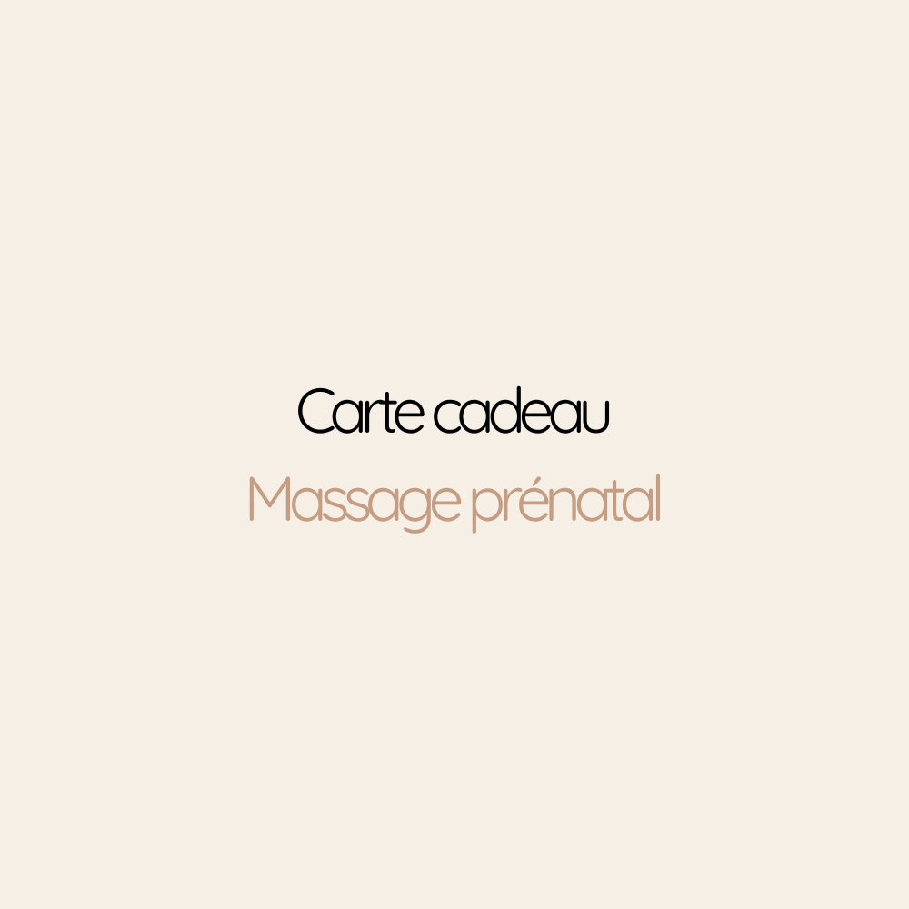 Carte Cadeau Massage prénatal | 1h30