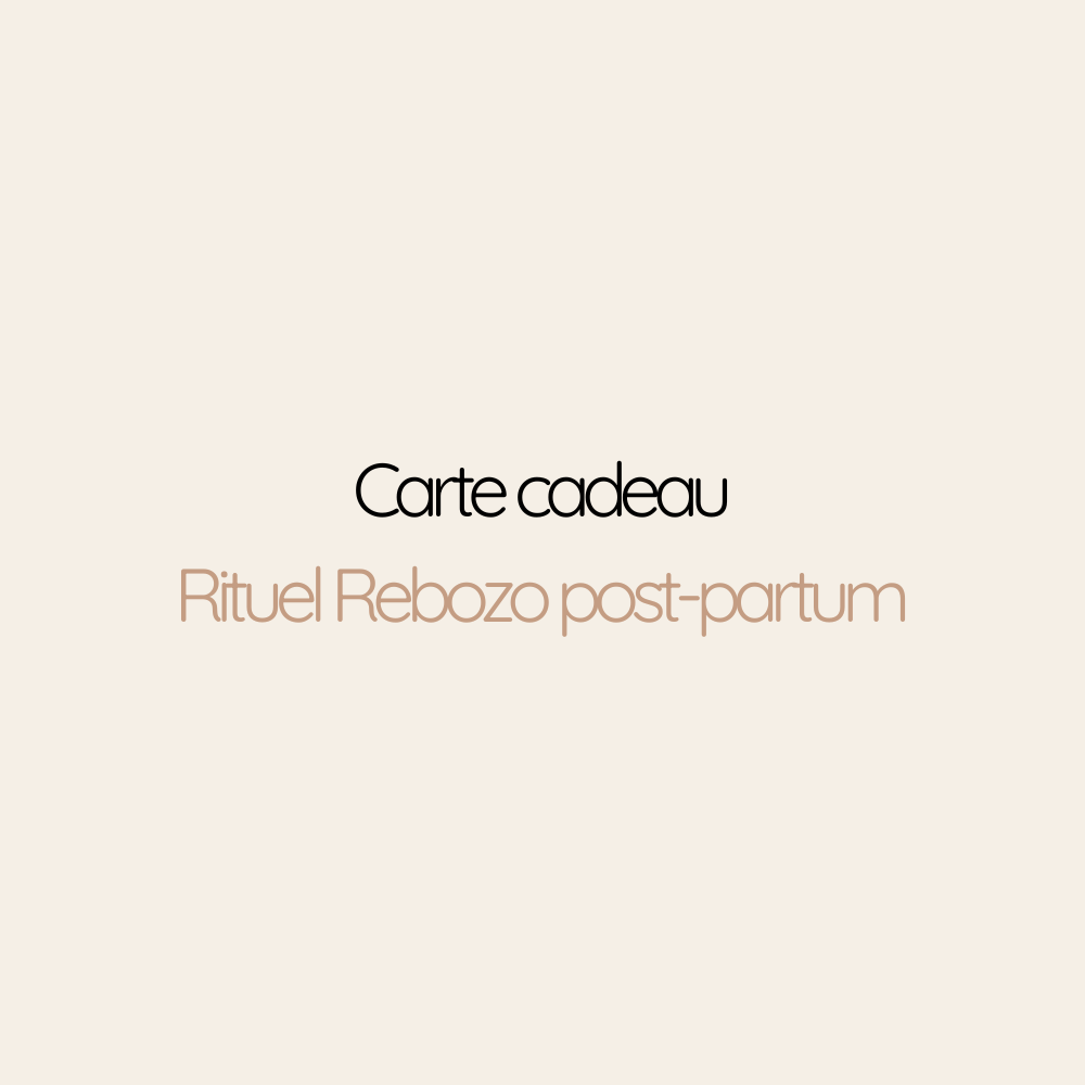Carte Cadeau Rituel Rebozo post-partum | 2h