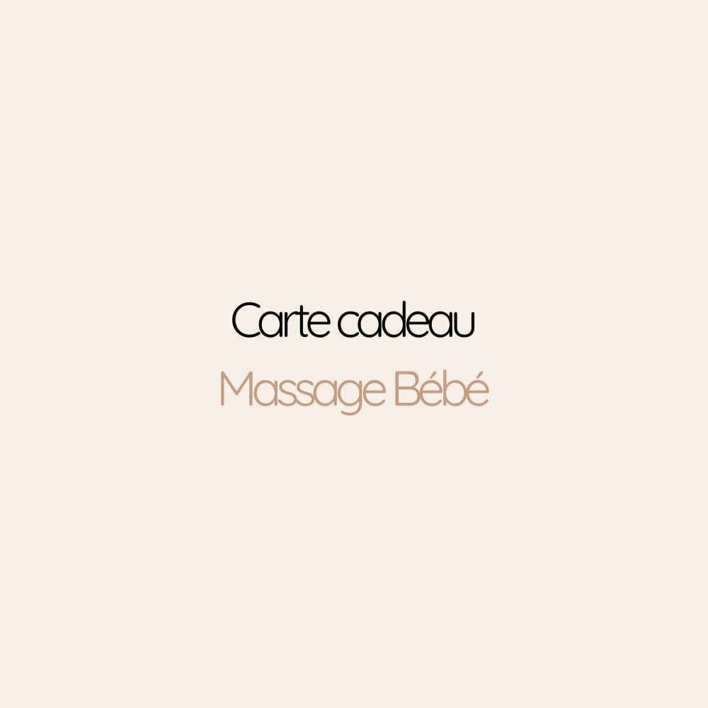 Carte Cadeau Massage Bébé | 45min
