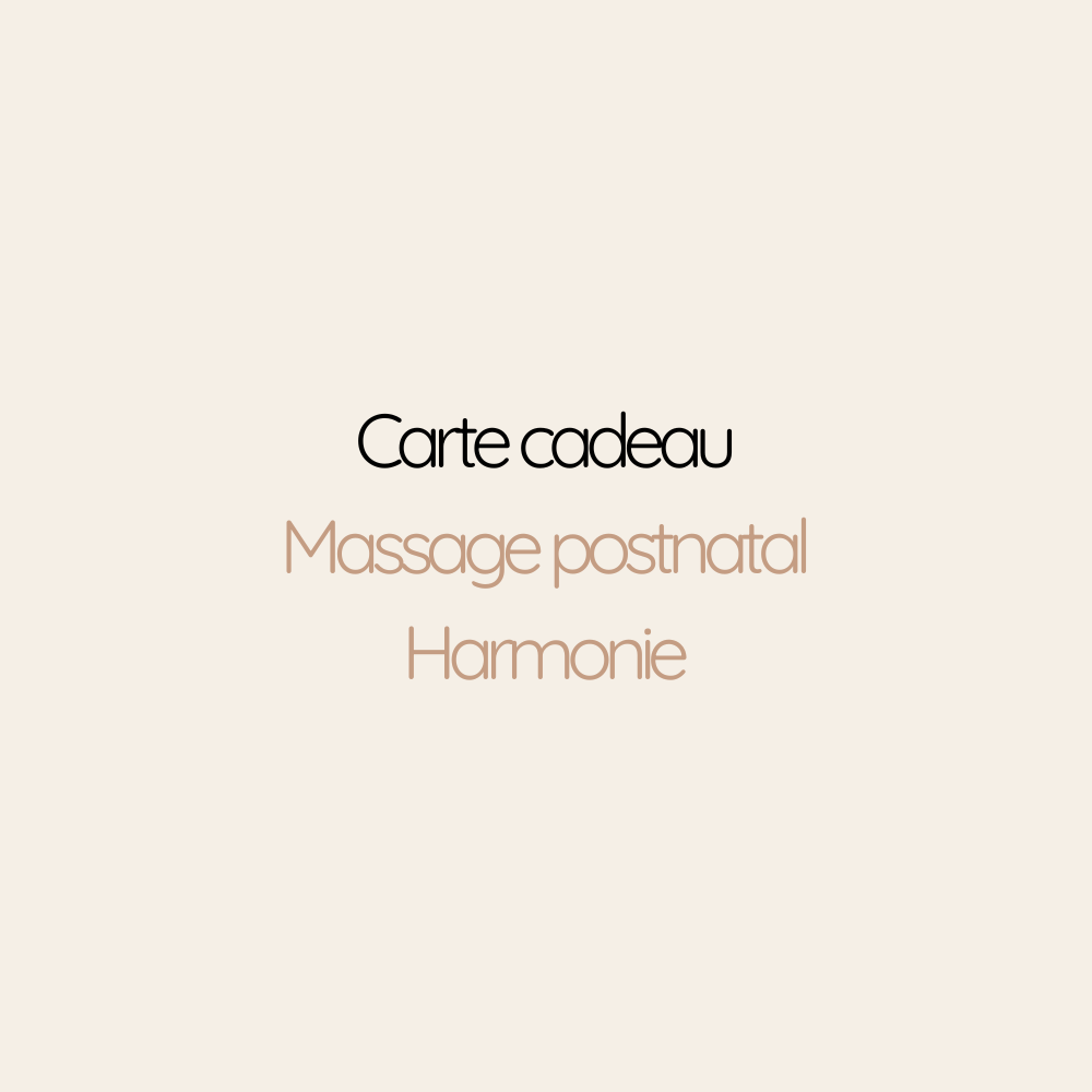 Carte Cadeau Massage postnatal Harmonie | 2h