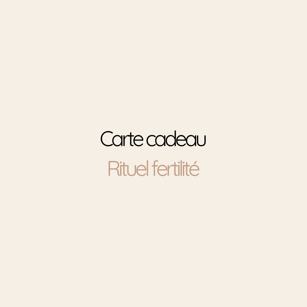 Carte Cadeau Rituel fertilité | 2h