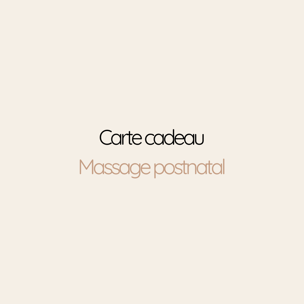 Carte Cadeau Massage postnatal + resserrage de bassin | 1h30