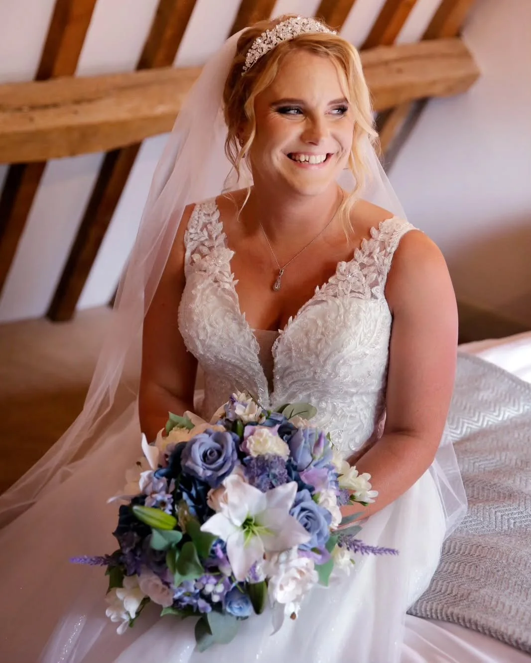I'm so excited to share these beautiful photos of Sophie &amp; Nigel's wedding day at @egypt_mill!💍✨💐 

The couple chose a stunning combination of blooms in soft lilac, blues and cream. The perfect colour palette for a spring or summer wedding! 🌸 