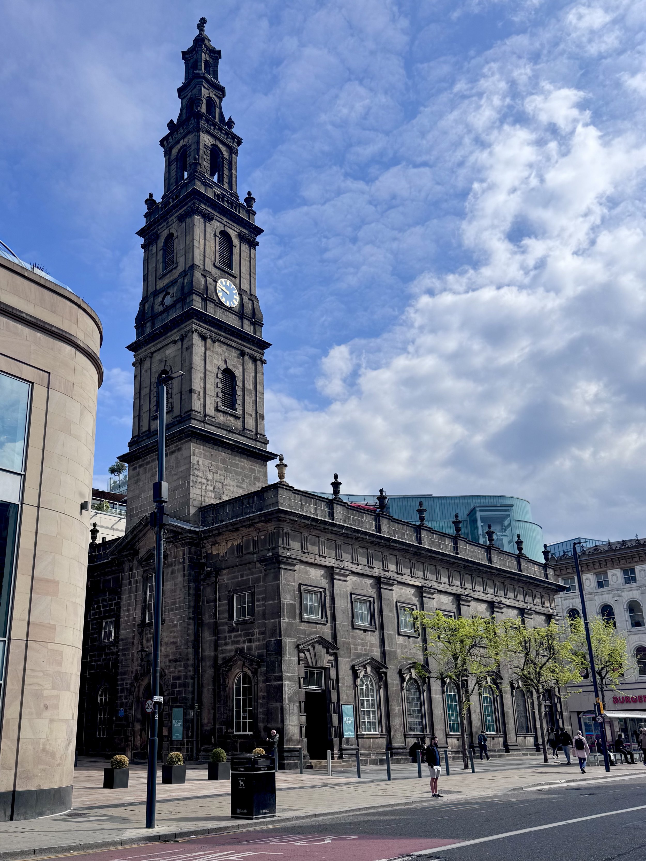 The venue for the exhibition - Holy Trinity Church, Boar Lane, Leeds