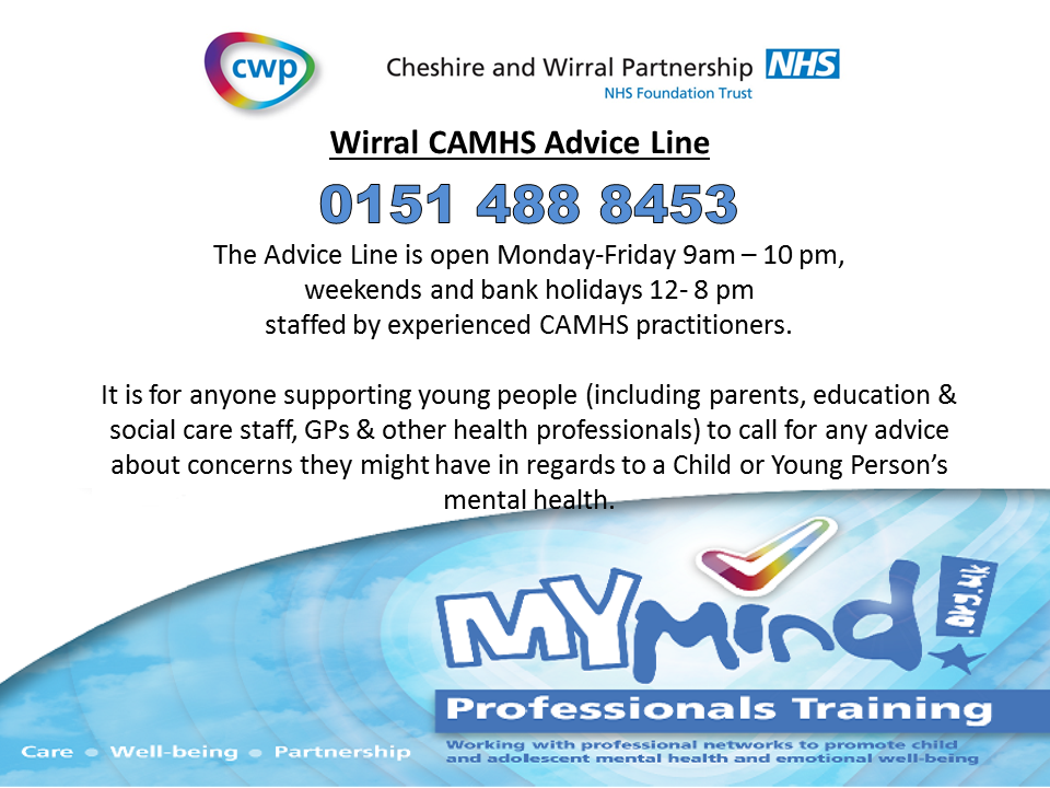 Wirral CAMHS Advice — Prenton Primary