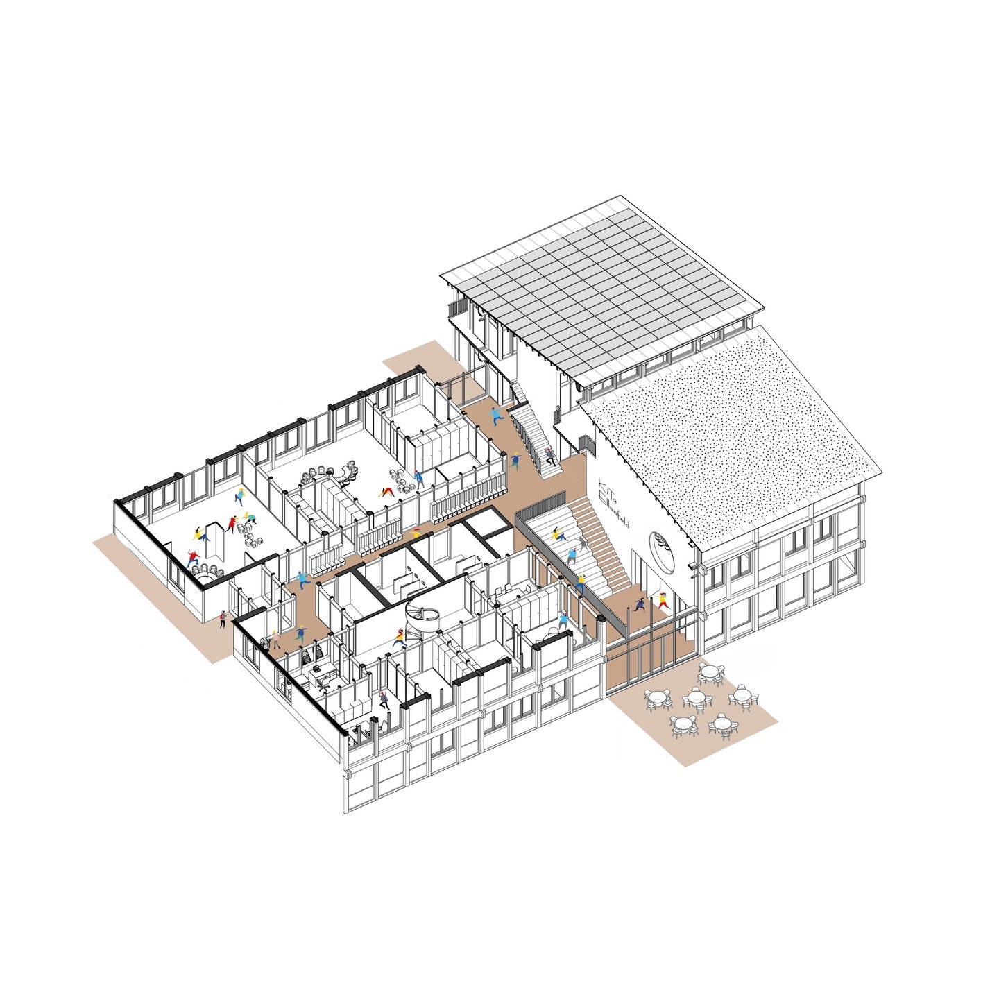 Wettbewerbsbeitrag Neubau einer KITA im Ellenfeld, Bad Kreuznach
.
.
in Zusammenarbeit mit Gieding Landschaftsarchitektur
.
.
#architecture #kita #neubau #kindergarten #badkreuznach #illustration #axonometric #section #landscape #giedinglandschaftsar