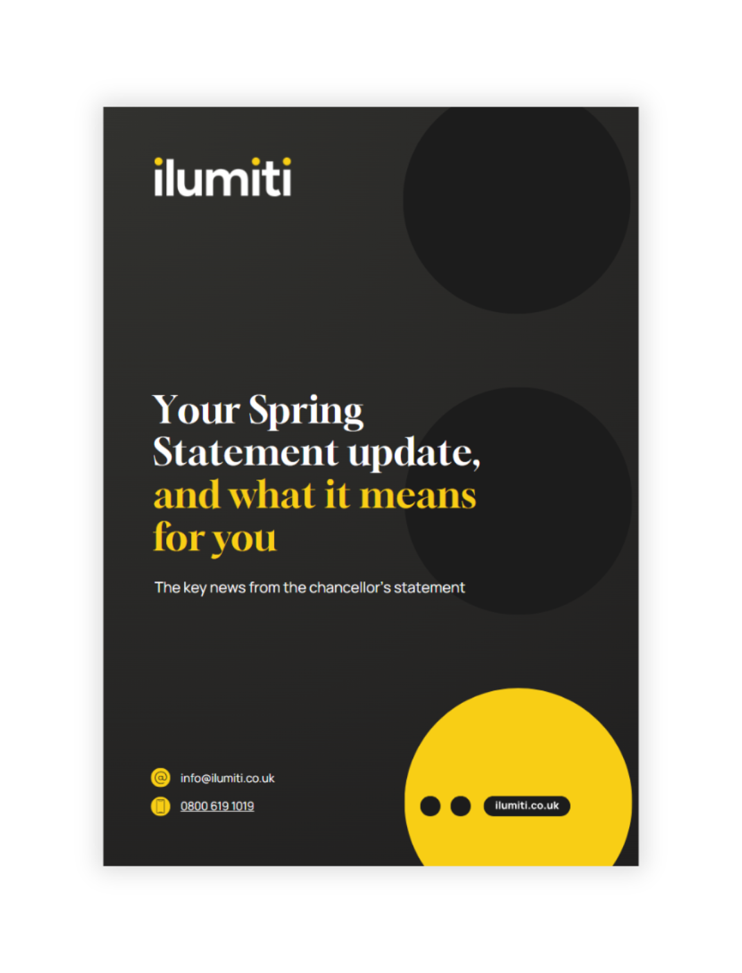 Your Spring Statement update and what it means for you