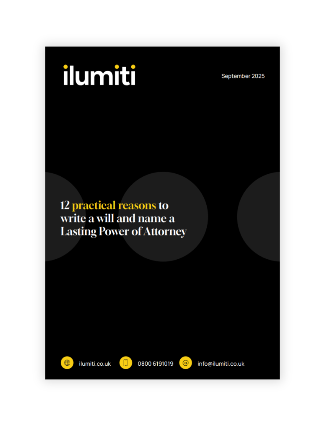 12 practical reasons to write a will and name a Lasting Power of Attorney