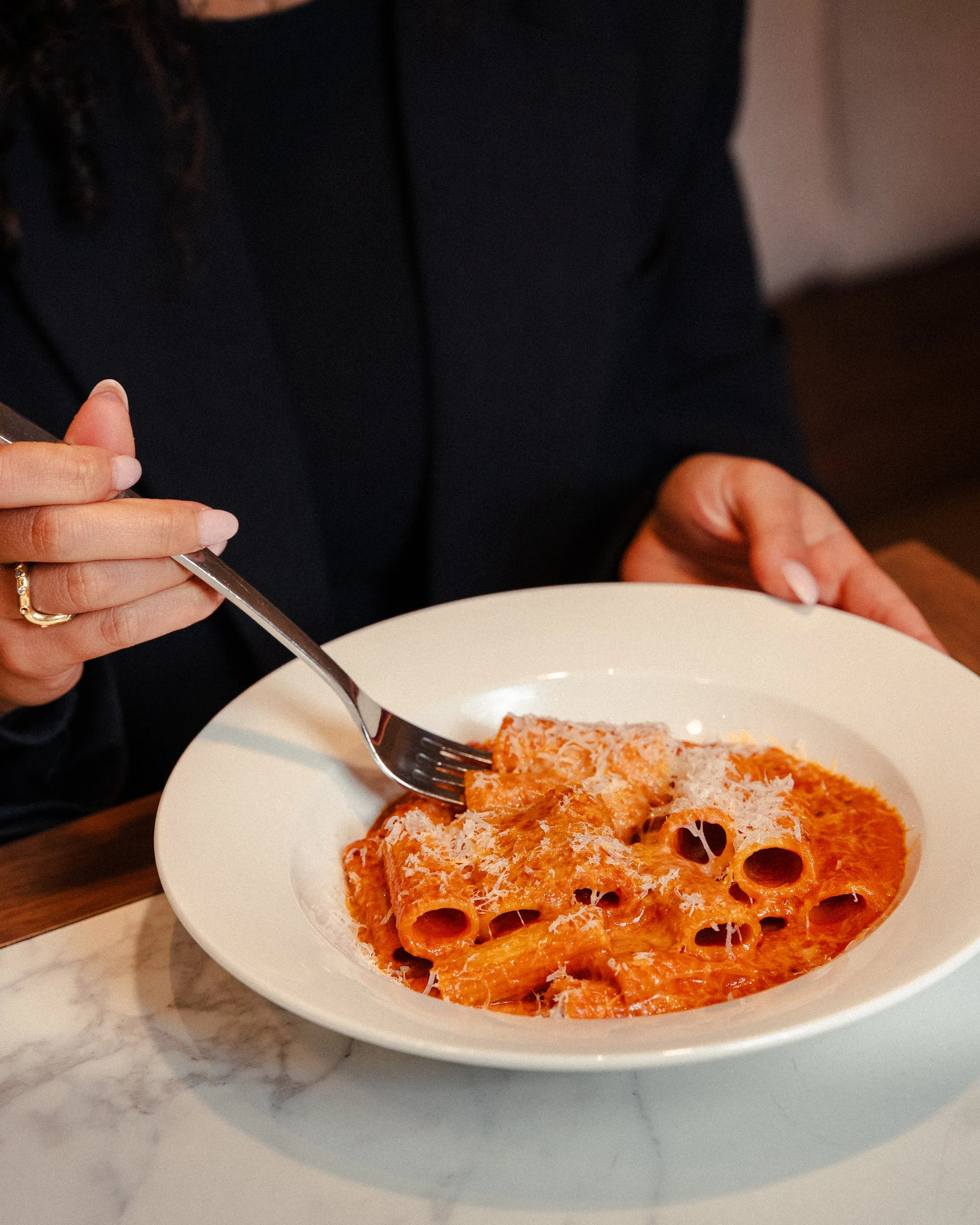 House-made pasta served at Robbie's Wine Bar