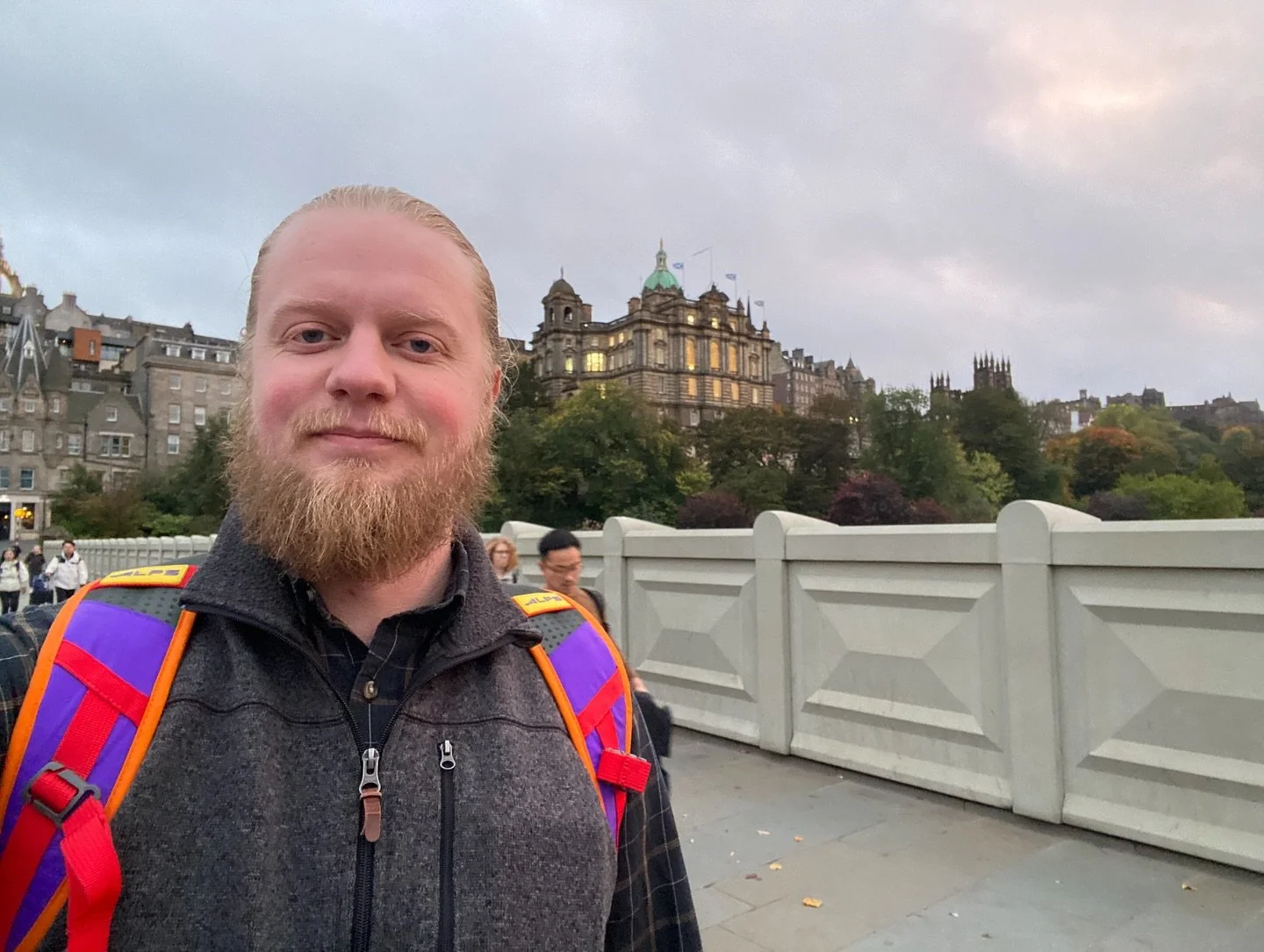 Day 2 in the old country, Caledonia! Yesterday, I visited the site of where the original Dickson, Thomas Dickson, son of Richard de Keith, and Hereditary Castellan of Douglas Castle, Laird of Symondstone and Hazleside, was laid to rest at St. Bride&r