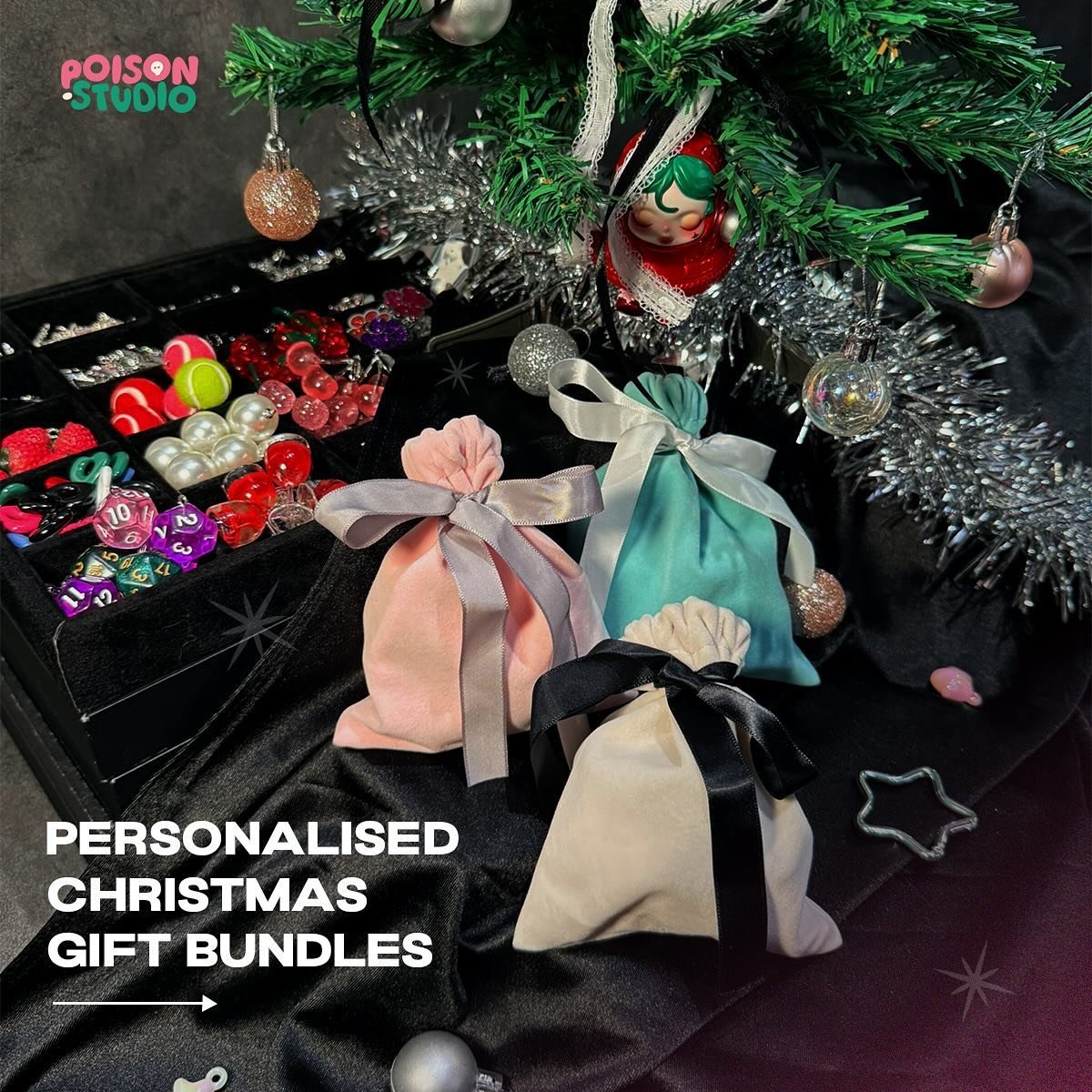 the festive season is here and we gotchu!! 

Nothing beats a personalised gift 💝 With our festive gift bundles, every component of the bag charm set is handpicked by you, making it extra special for your loved ones 🎀

🎄Bundle promos: 
Buy 3 sets &