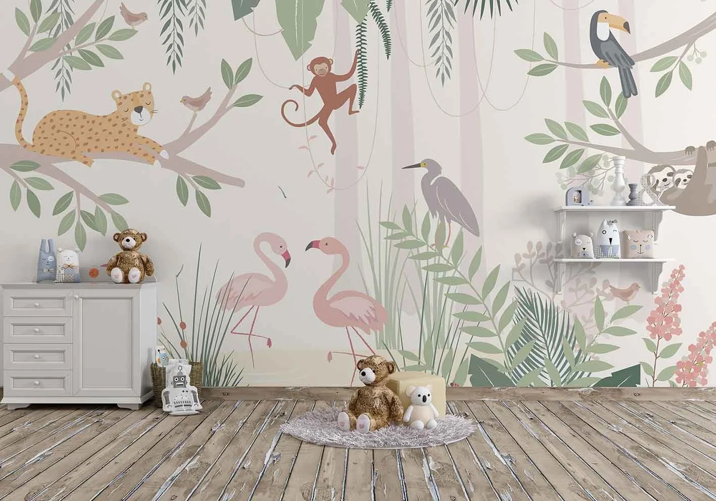 Wallpaper Mural for Ambientha, Milan Designed by Klara Hawkins