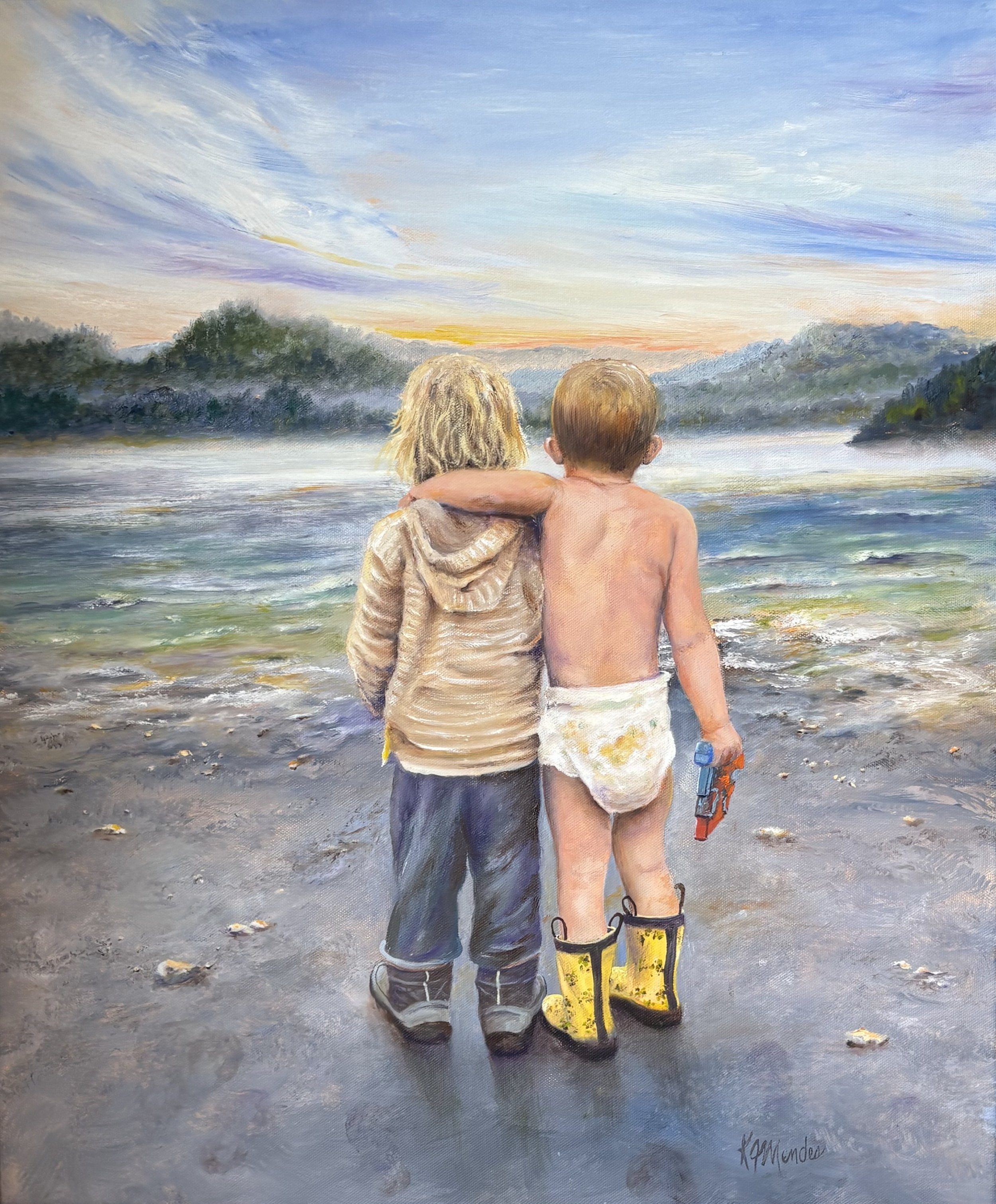 We Got This | Oil on Canvas | 23" x 27" Framed | 1800