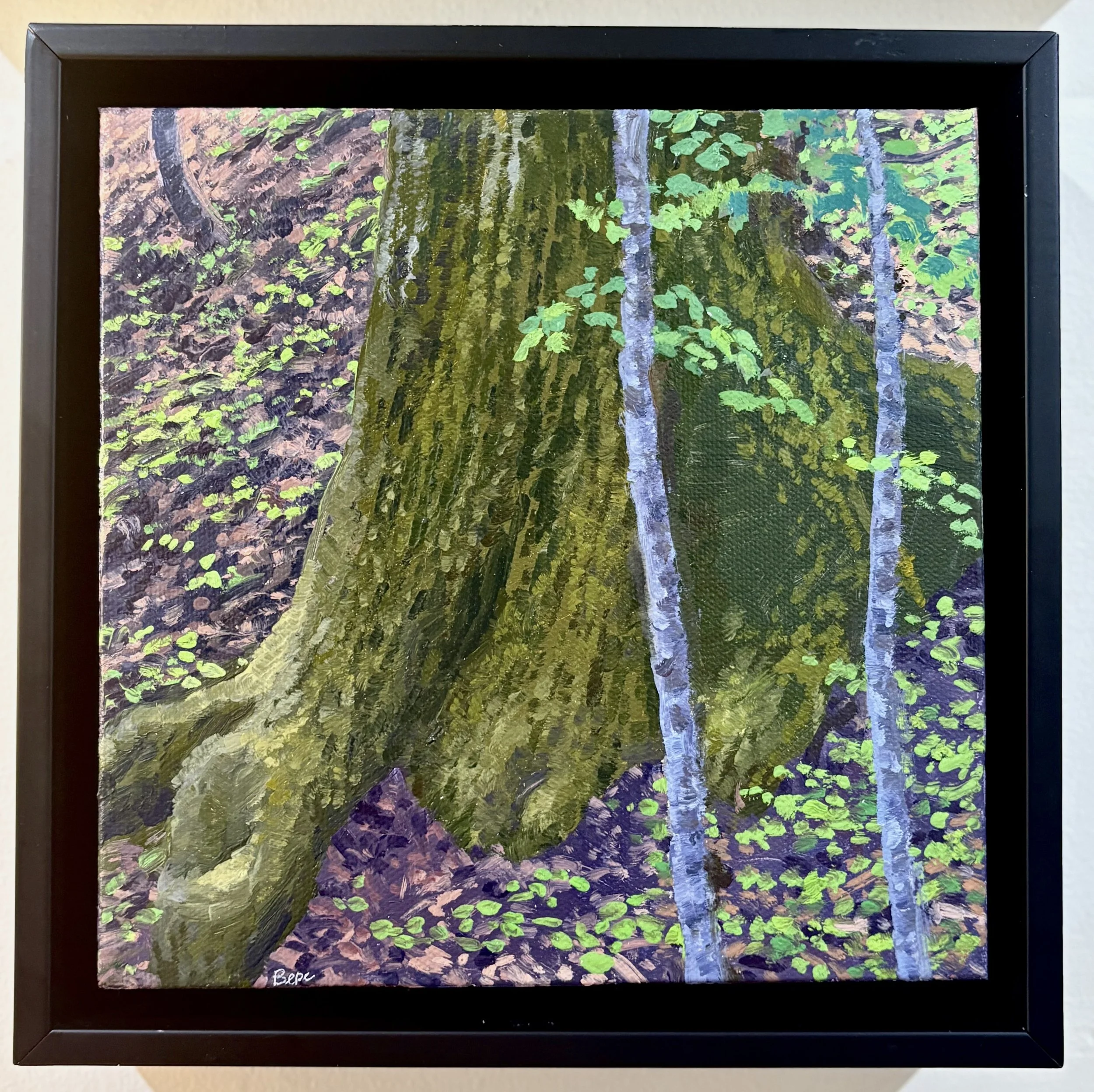 Fairyland | Oil on Canvas | 8" x 8" | 9.5" x 9.5" Framed | 360