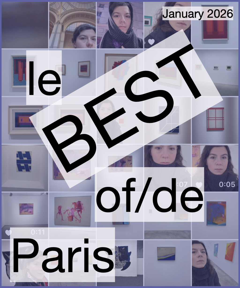 Le Best of/de Paris - January 2026 Edition
