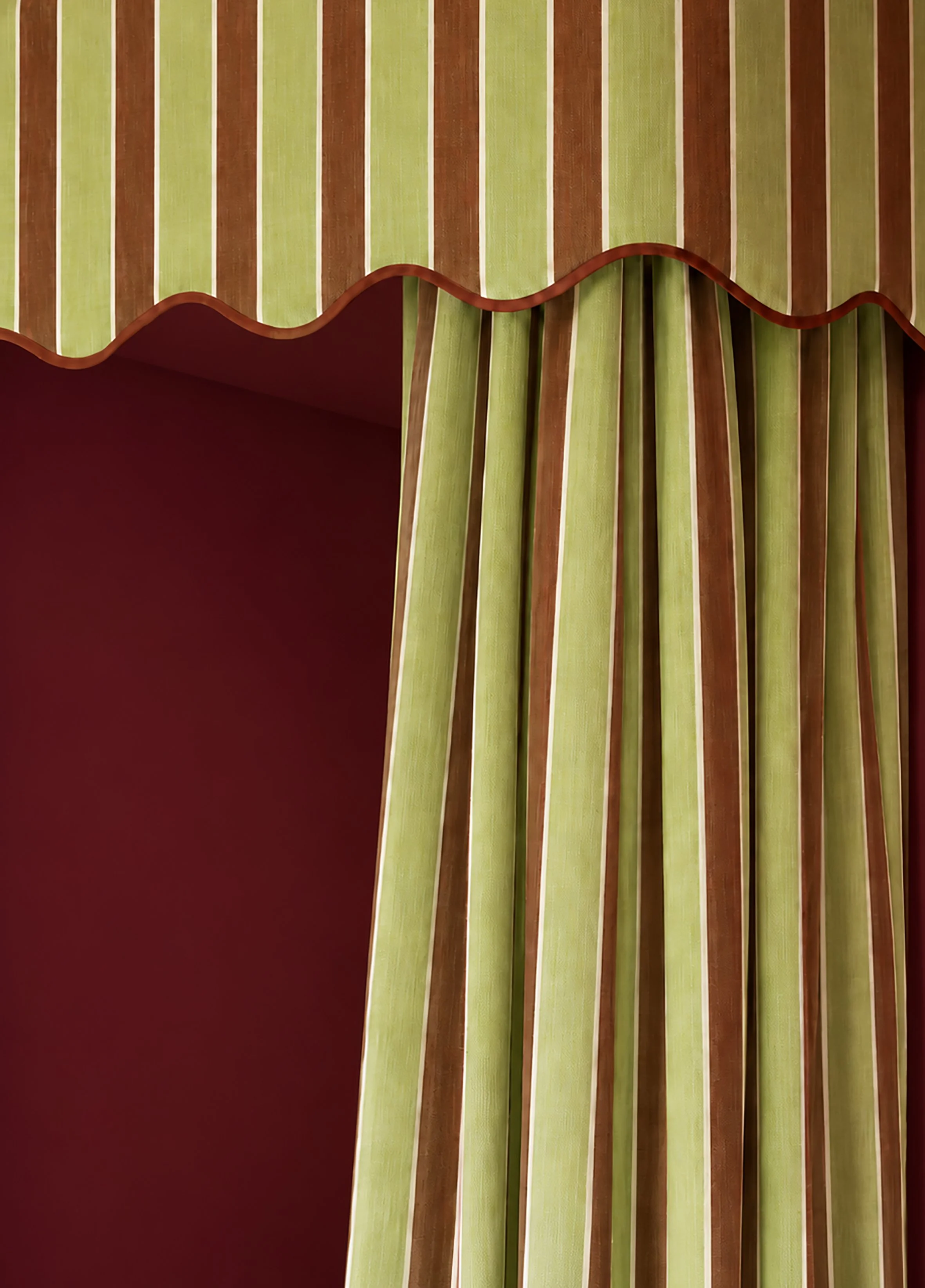 2lime and chocolate ticking stripe valance for web.jpg